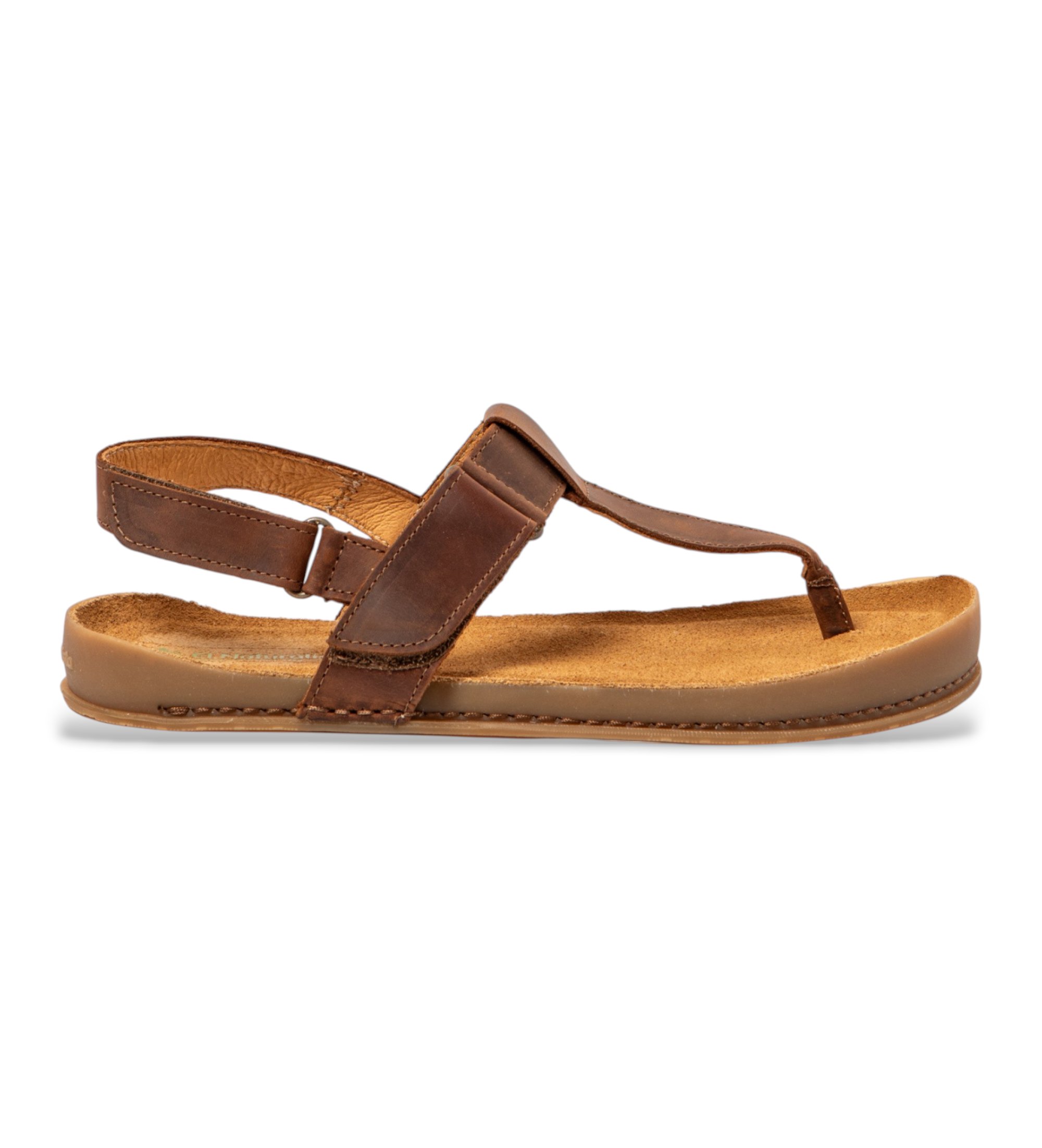 El Naturalistaunisex. 260041156005_012 Bruine leren sandalen N6004 (40), Leer, Plat, Gesp, Casual