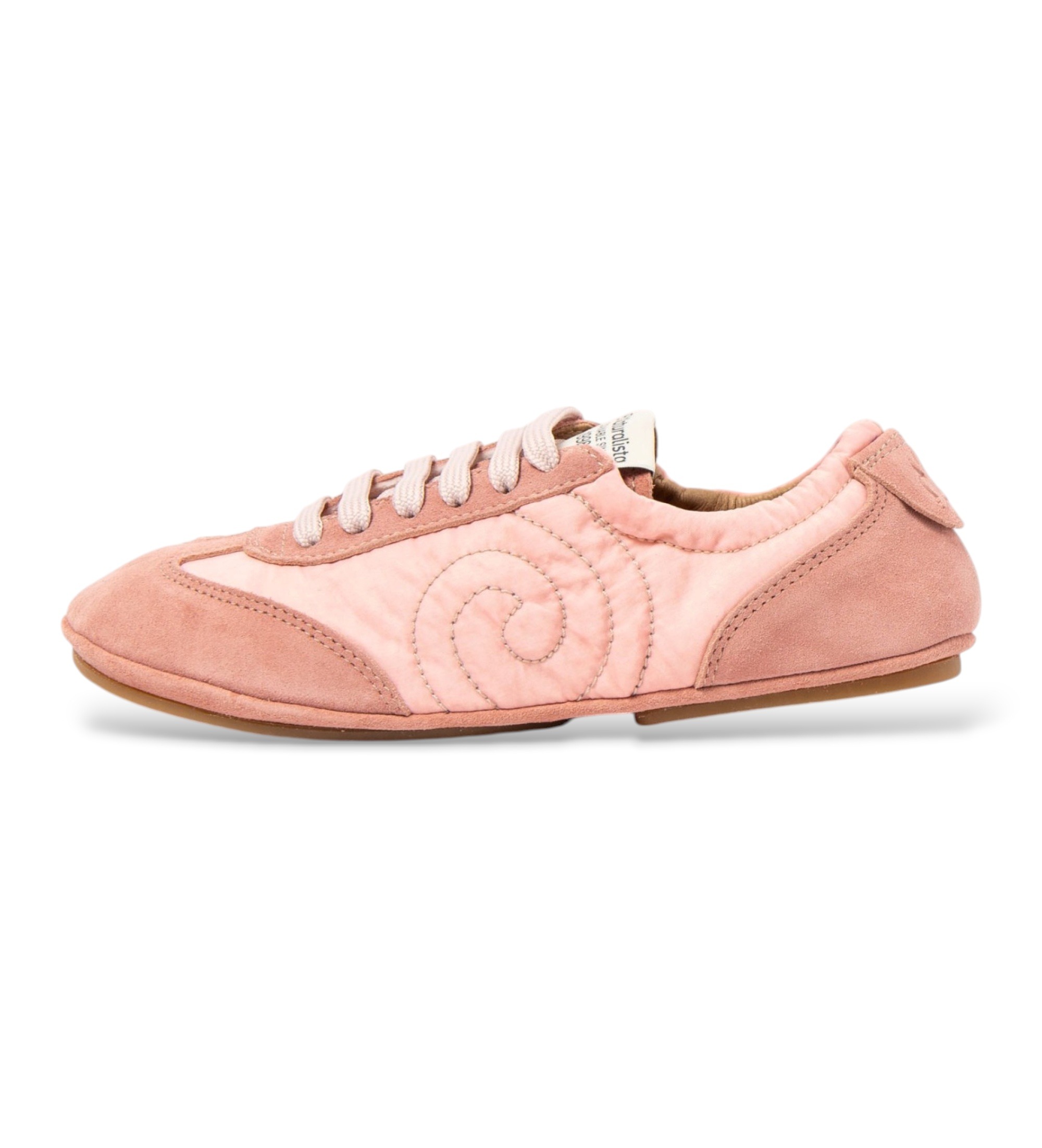 El Naturalista für Damen. 258231174005_020 Leder Turnschuhe N5823 Essence rosa (40), Wohnung, Wildleder, Schnürsenkel, Lässig