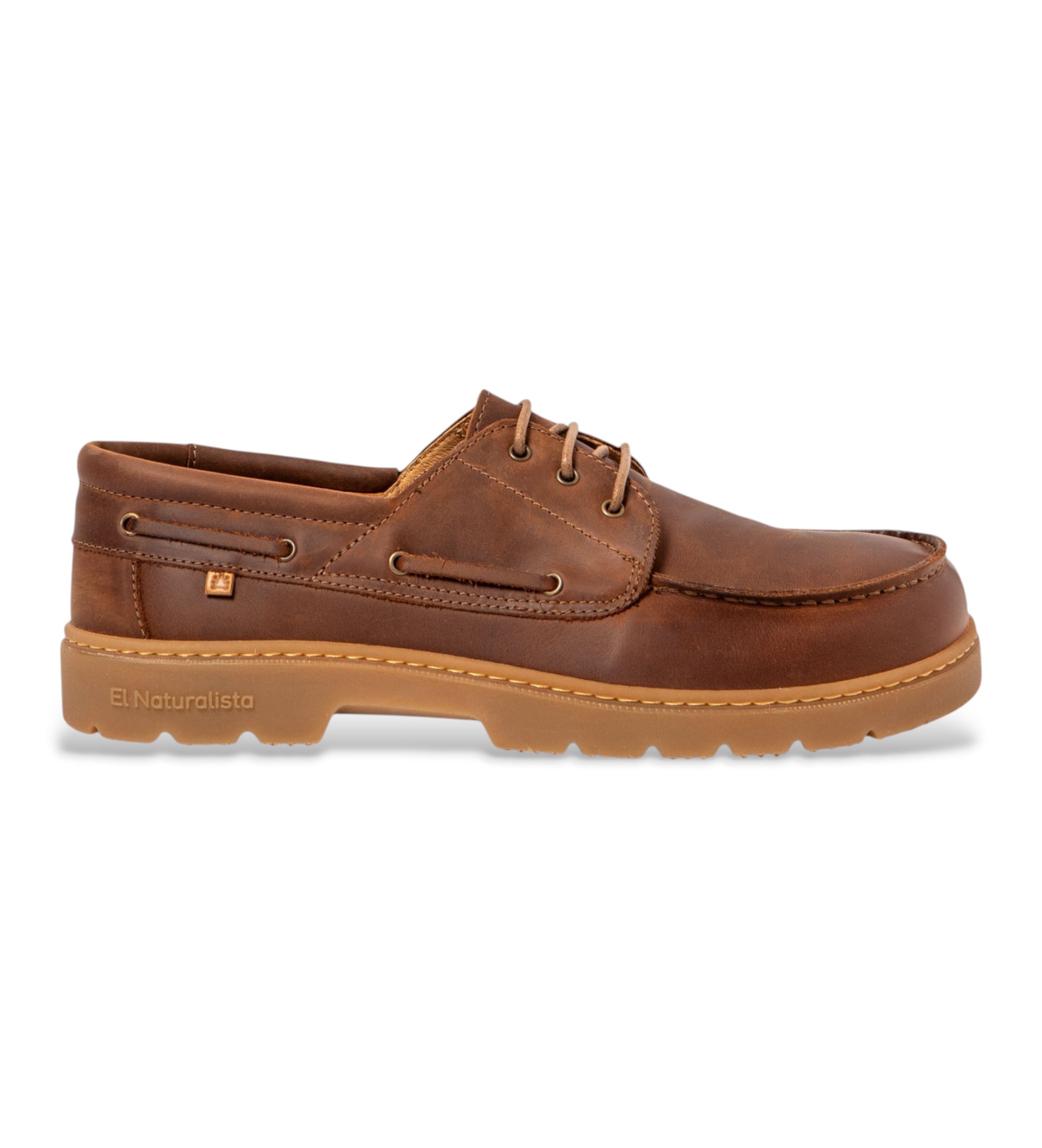 El Naturalista für Herren. 252581156005_012 Lederschuhe N5258 Nomada braun (46), Wohnung, Schnürsenkel, Lässig