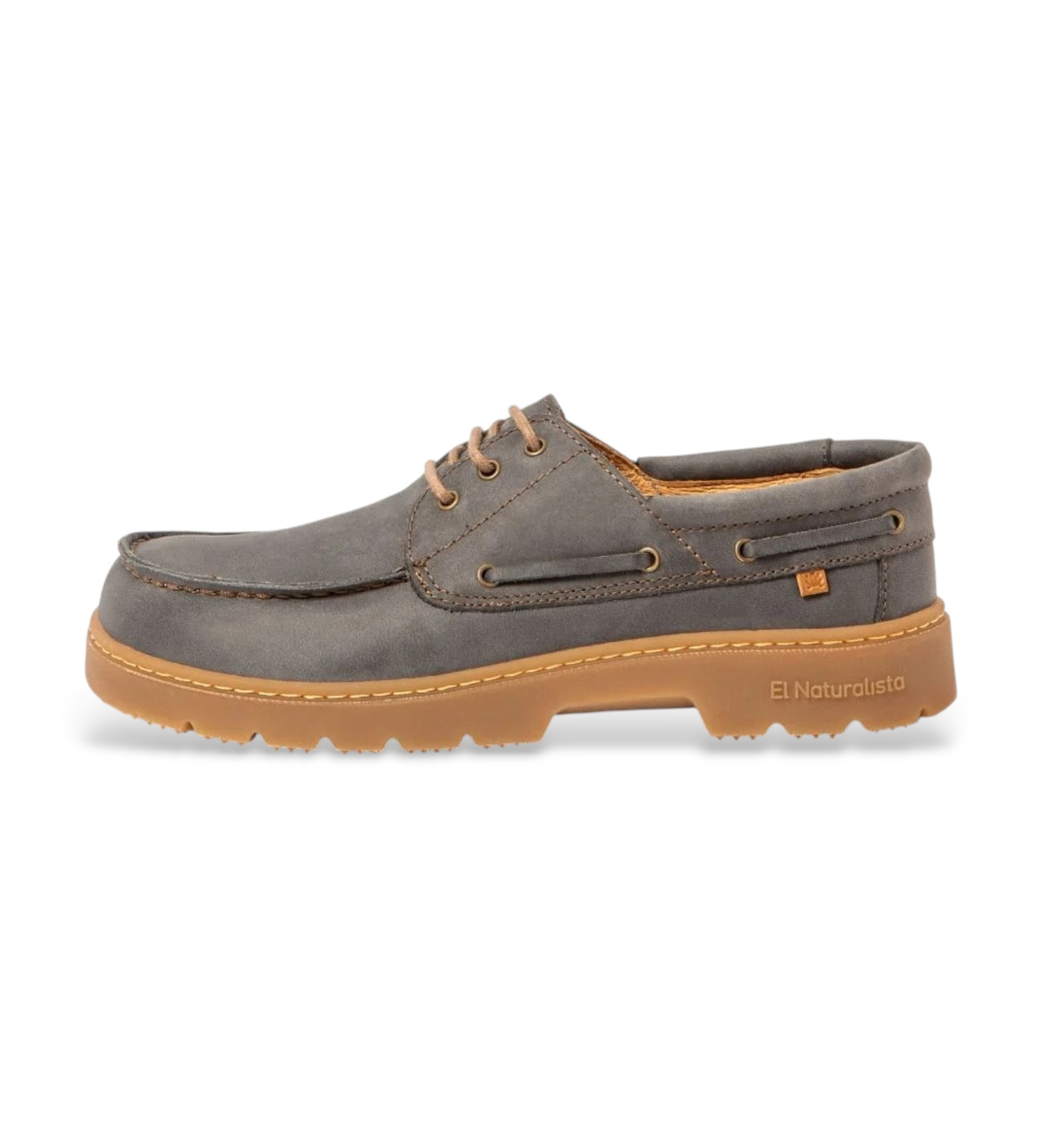 El Naturalista Unisex. 252581150005_0B0 Lederschuhe N5258 Nomada graublau (46), Wohnung, Schnürsenkel, Lässig
