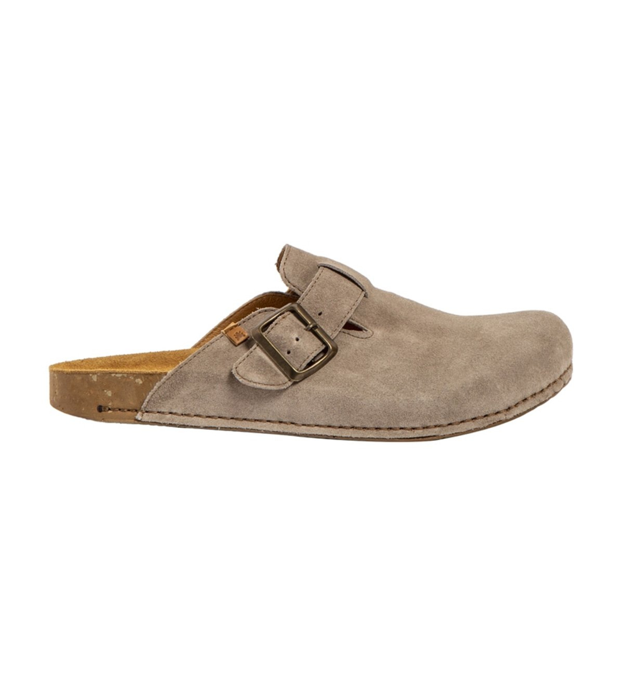 El Naturalista Unisex. 257961220005_020 Leder Clogs N5796 Balance grau (37), 1 bis 3 cm, Schnalle, Lässig