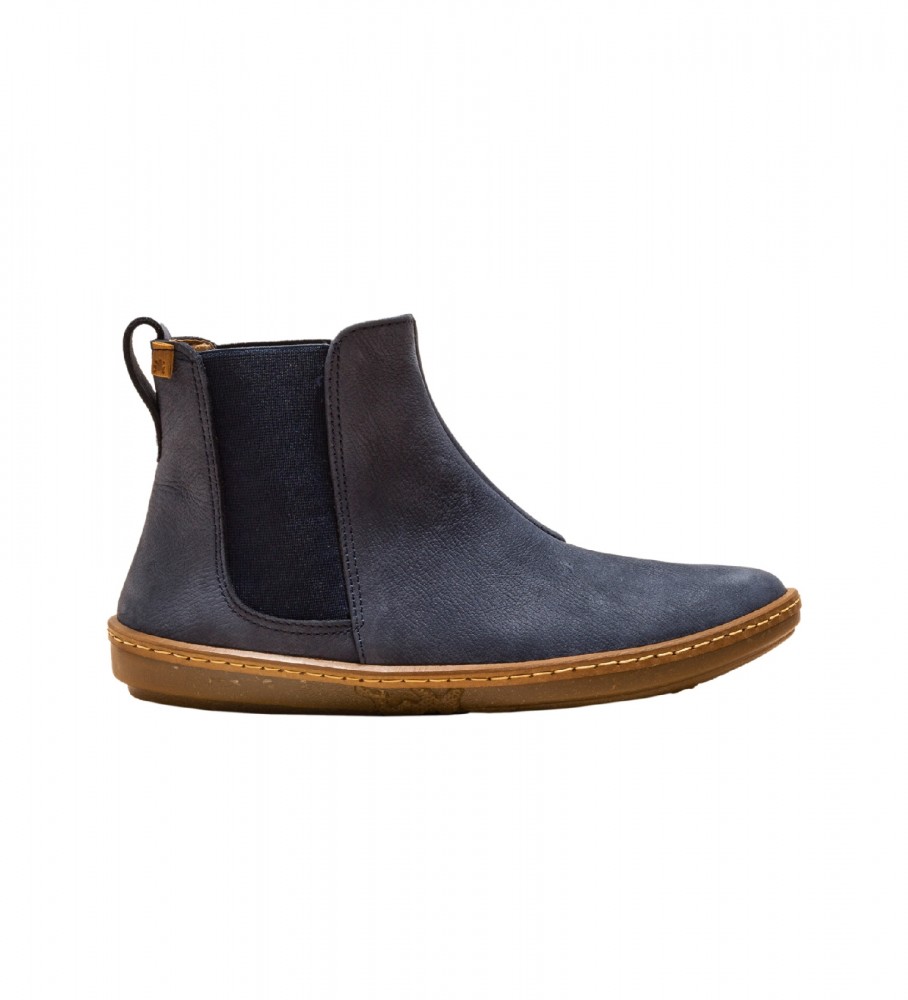 El Naturalista für Damen. 253102NF0005_0B0 N5310 Angenehmes Meer/Koralle (37), Leder, Blau, Wohnung, 1 bis 3 cm, Lässig