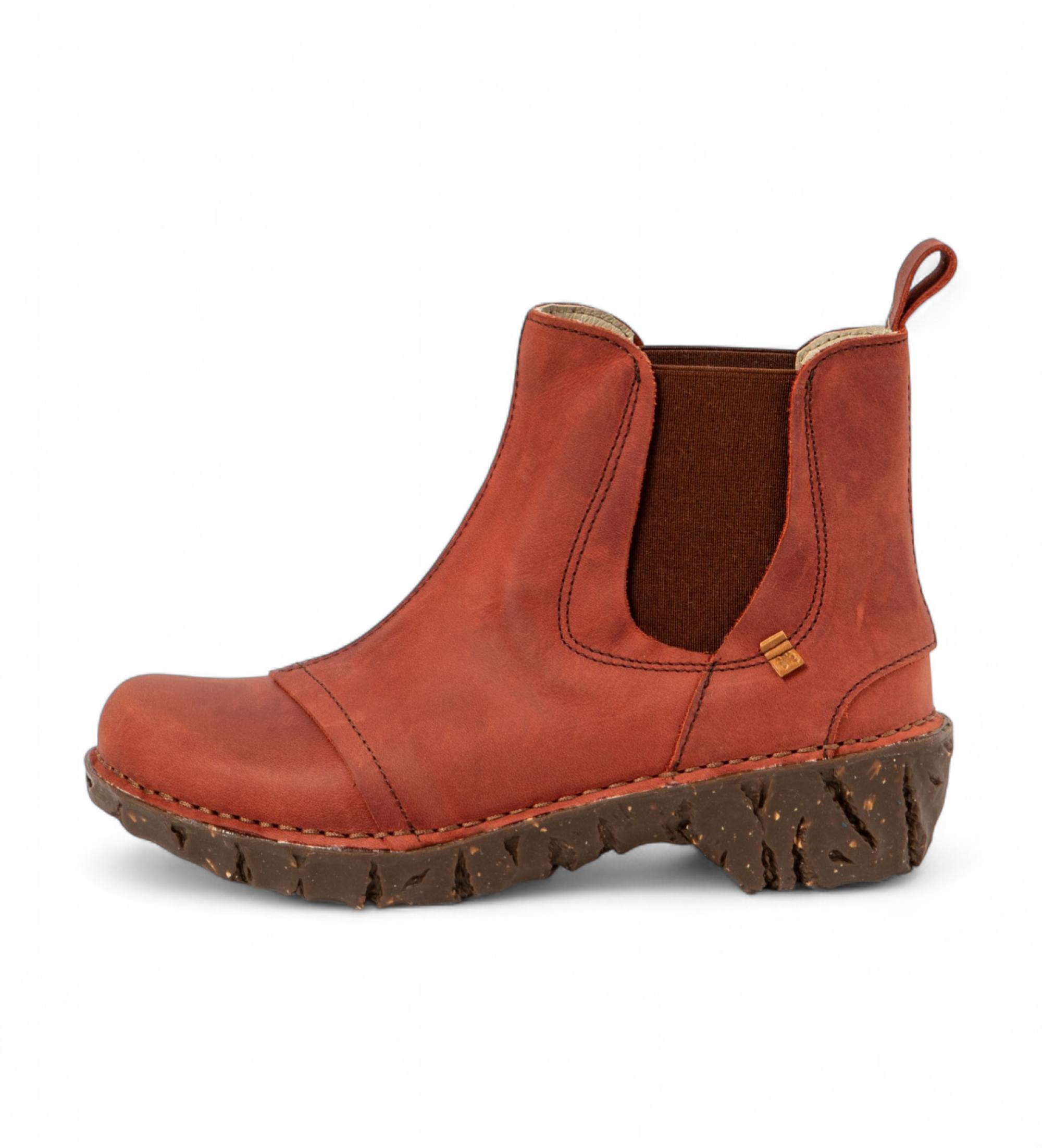 El Naturalista für Damen. 2N1583HA0005_008 Lederstiefeletten N158 Arizona rot (37), 1 bis 3 cm, Keine, Lässig