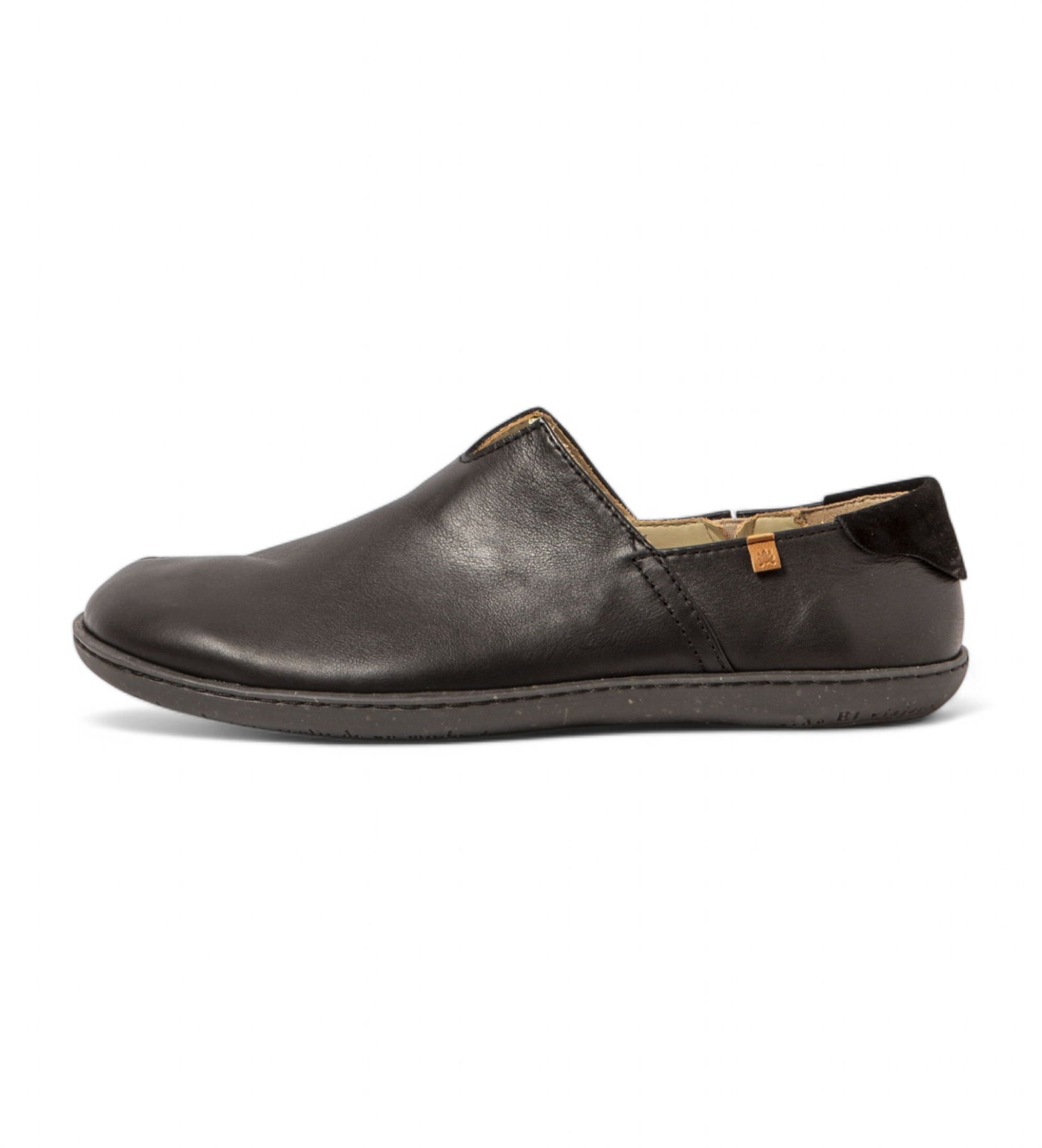 El Naturalistavoor mannen. 2N2758017605_001 Leren schoenen N275 El Viajero zwart (38), Leer, Plat, Geen, Casual
