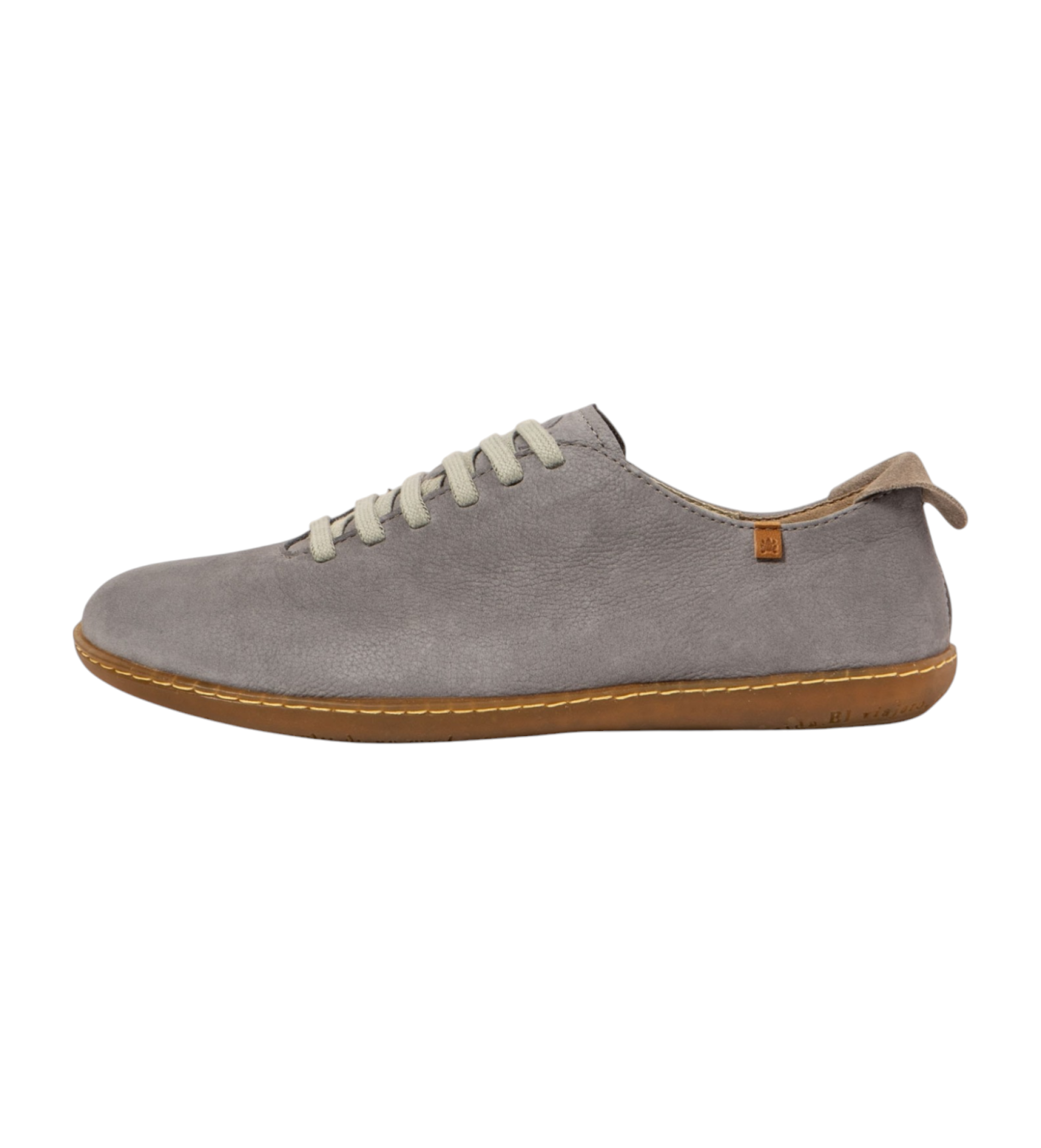 El Naturalista für Herren. 2N2968500005_0B0 Leder Turnschuhe N296 Traveller grau-blau (37), Wohnung, Schnürsenkel, Lässig