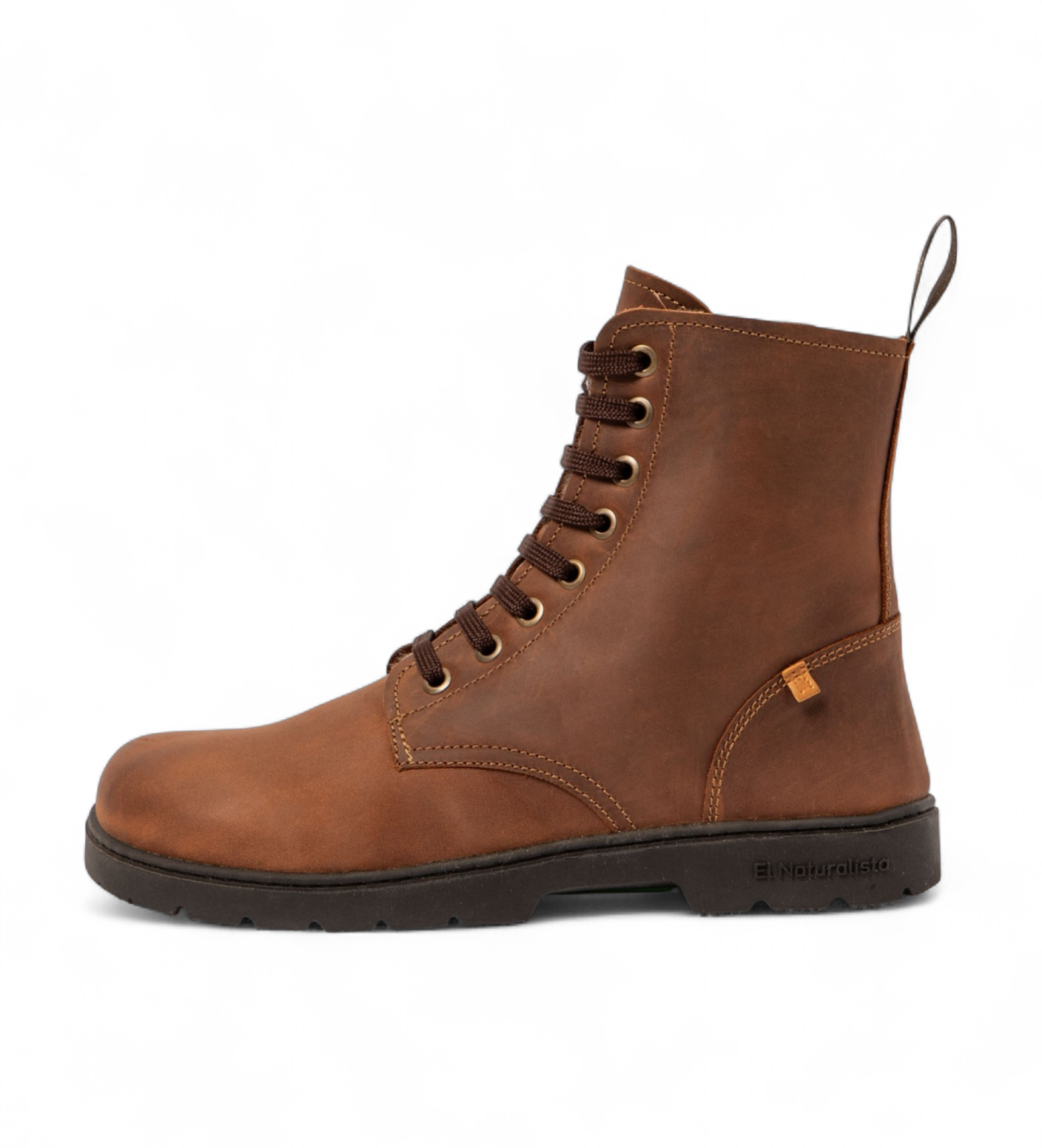 El Naturalista Unisex. 25264C156005_012 Braune Lederstiefeletten N5264C (40), Wohnung, Schnürsenkel, Lässig