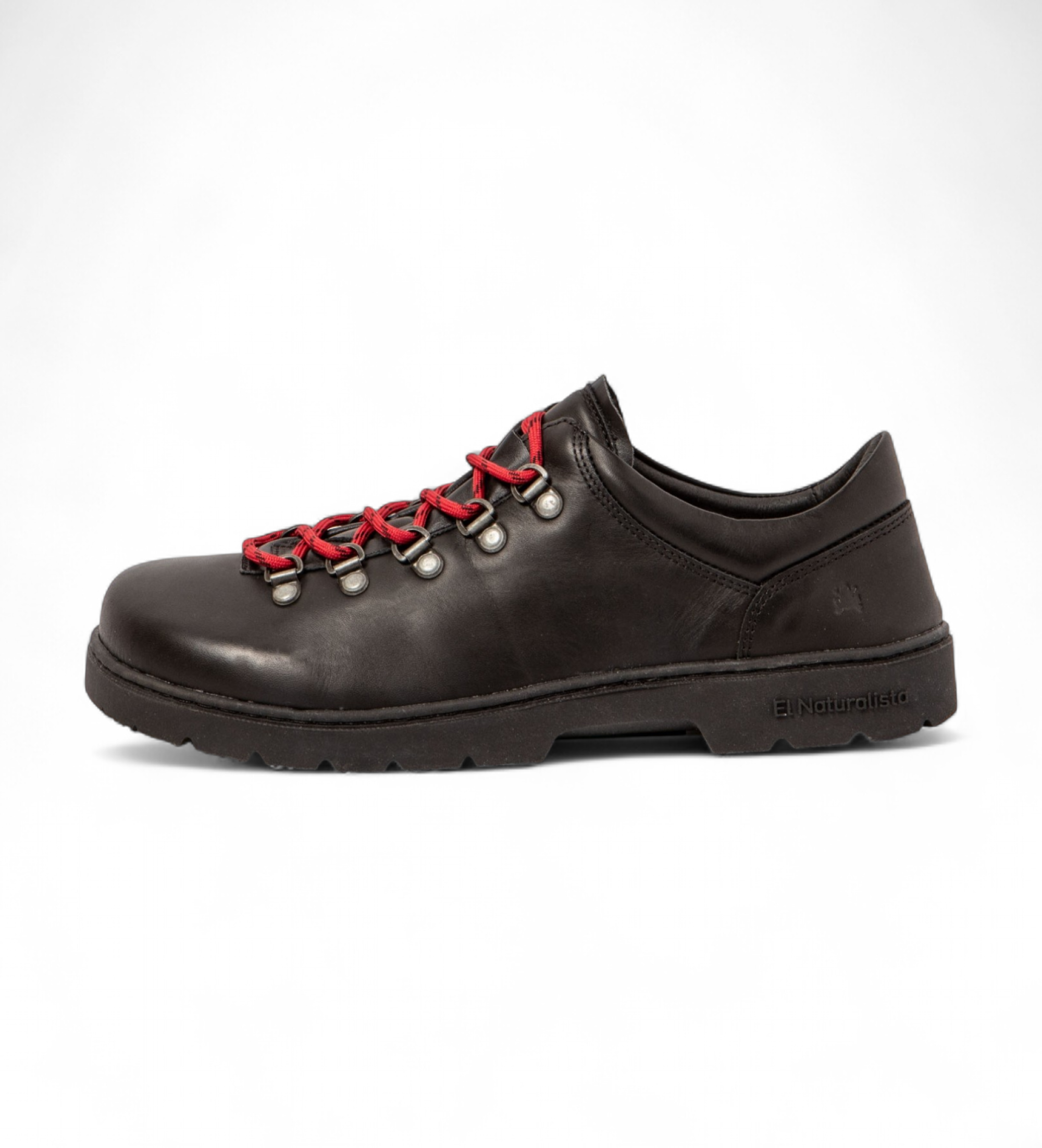 El Naturalista Unisex. 252661201005_001 Schuhe N5266 schwarz (45), Leder, Wohnung, Schnürsenkel, Lässig
