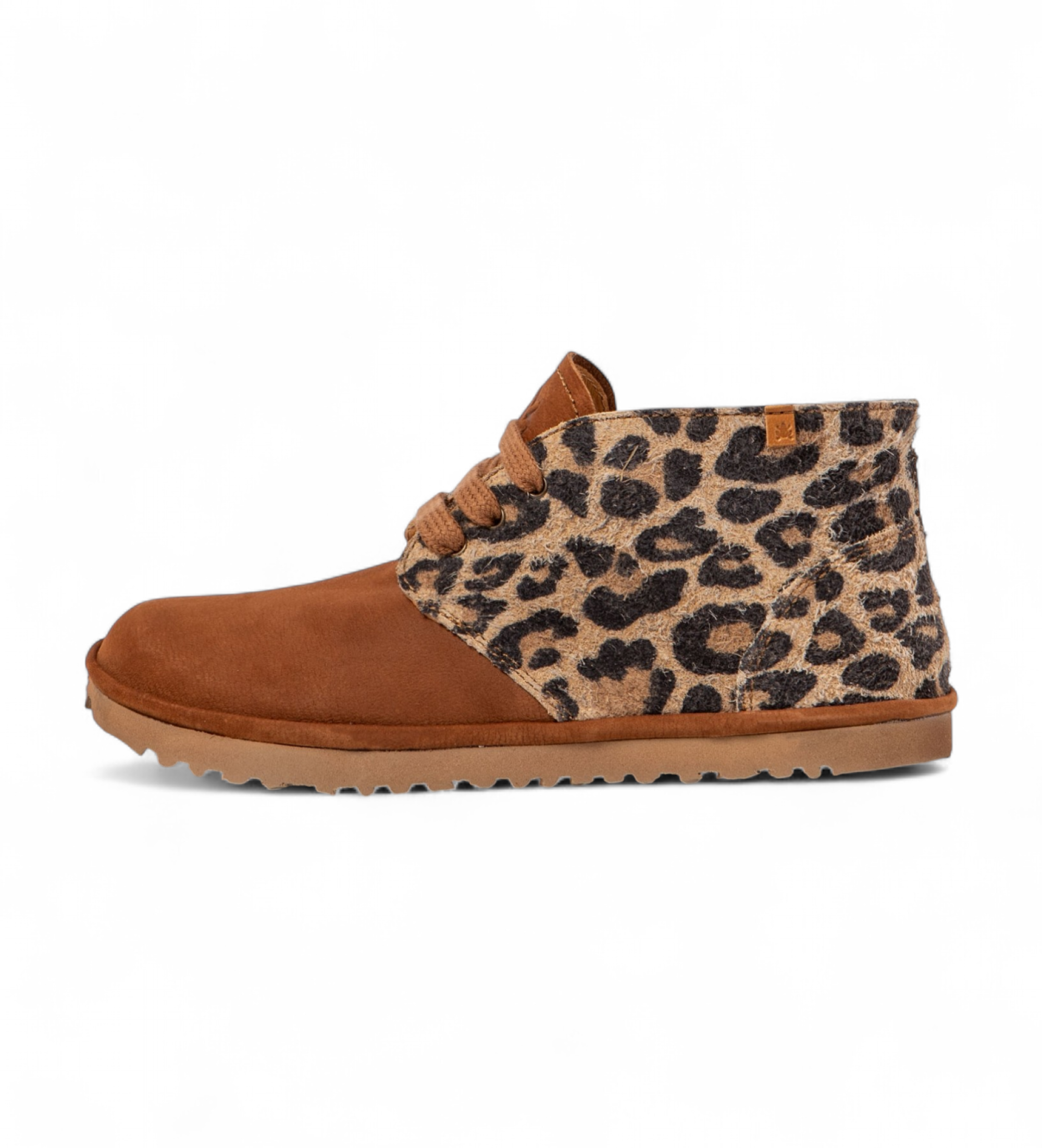 El Naturalista für Damen. 25374P1F0005_ESP Leder-Stiefeletten N5374P Tribu braun (36), Wohnung, Schnürsenkel, Lässig, Tierdruck