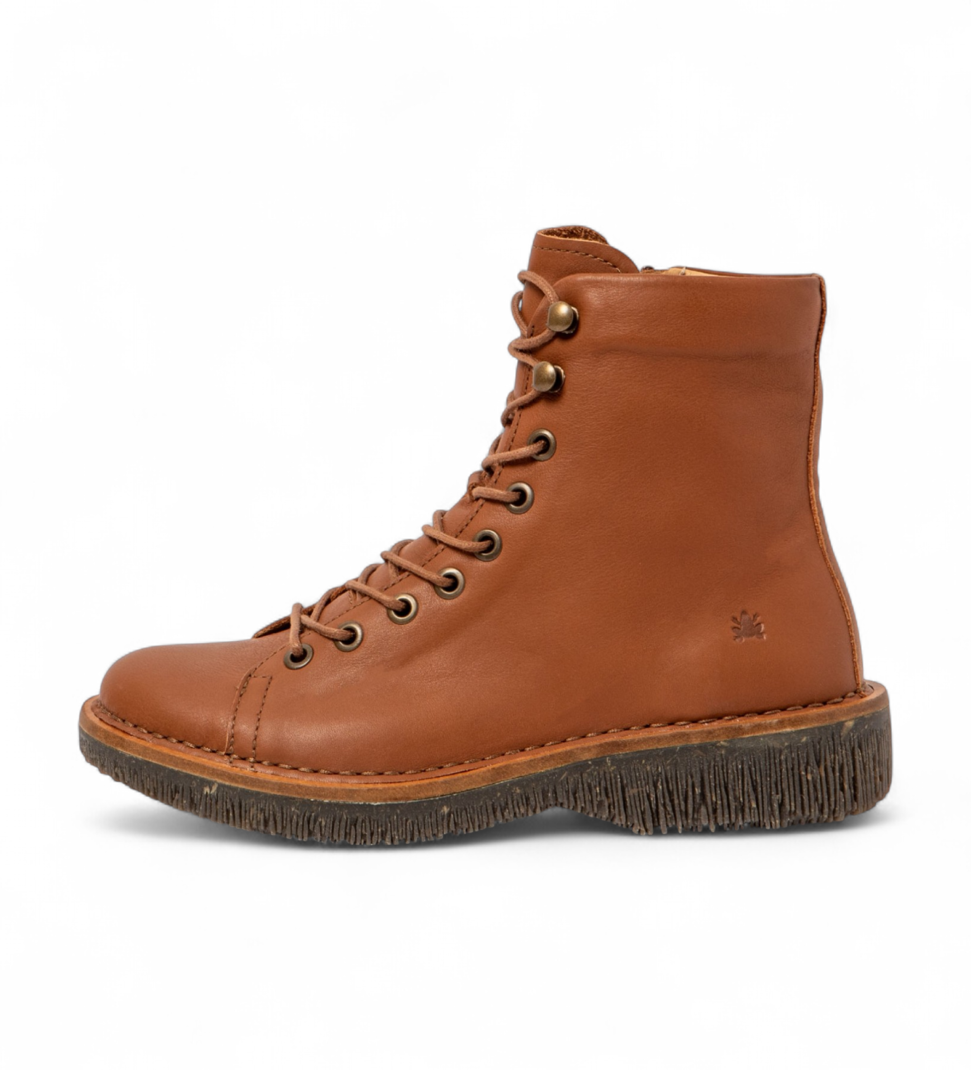 El Naturalista für Damen. 255724230005_023 Lederstiefeletten N5572 Volcano hellbraun (39), Wohnung, Reißverschluss, Lässig