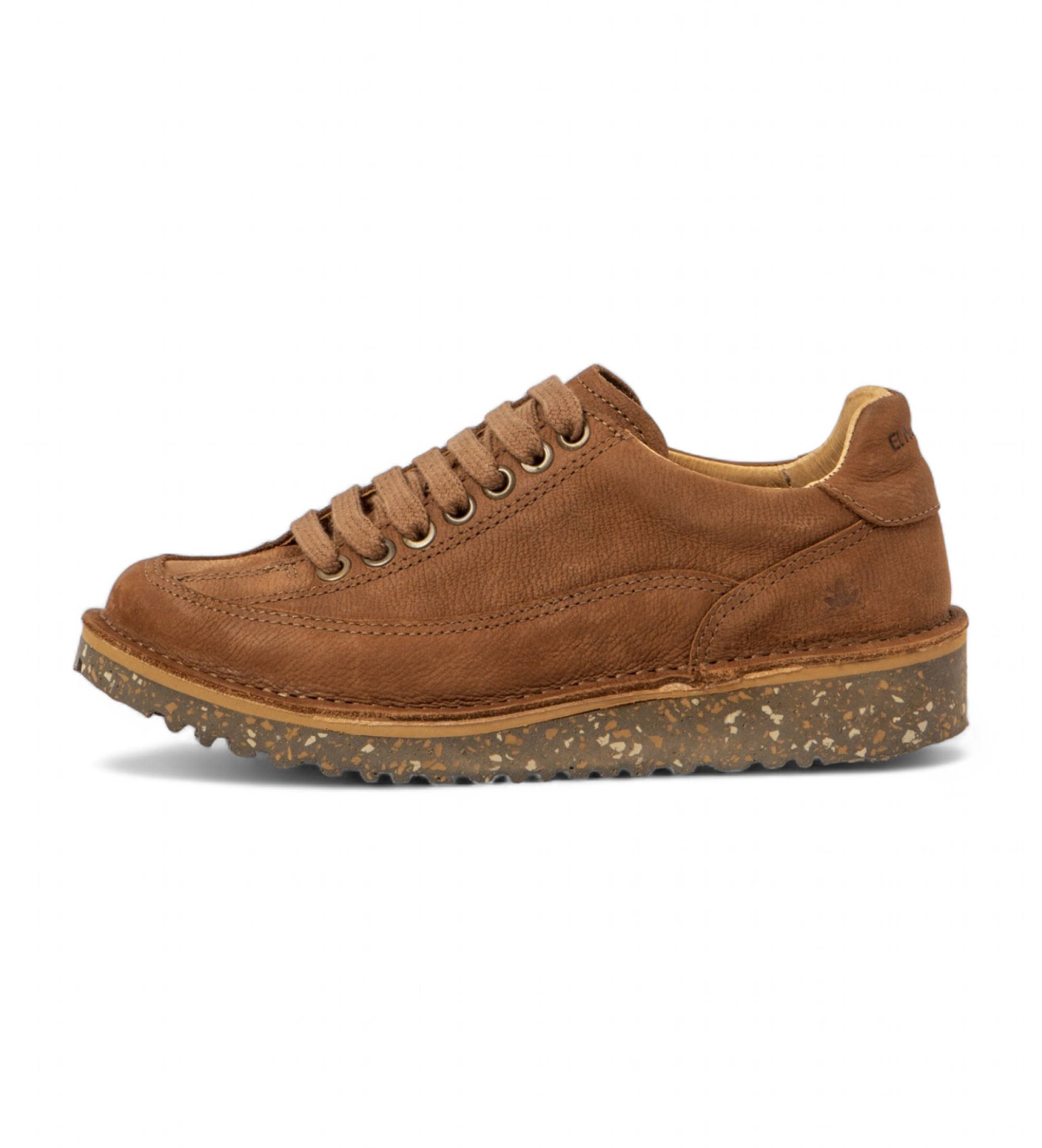 El Naturalista Unisex. 256351ND0005_023 Braune Lederschuhe N5635 (44), Wohnung, Schnürsenkel, Lässig