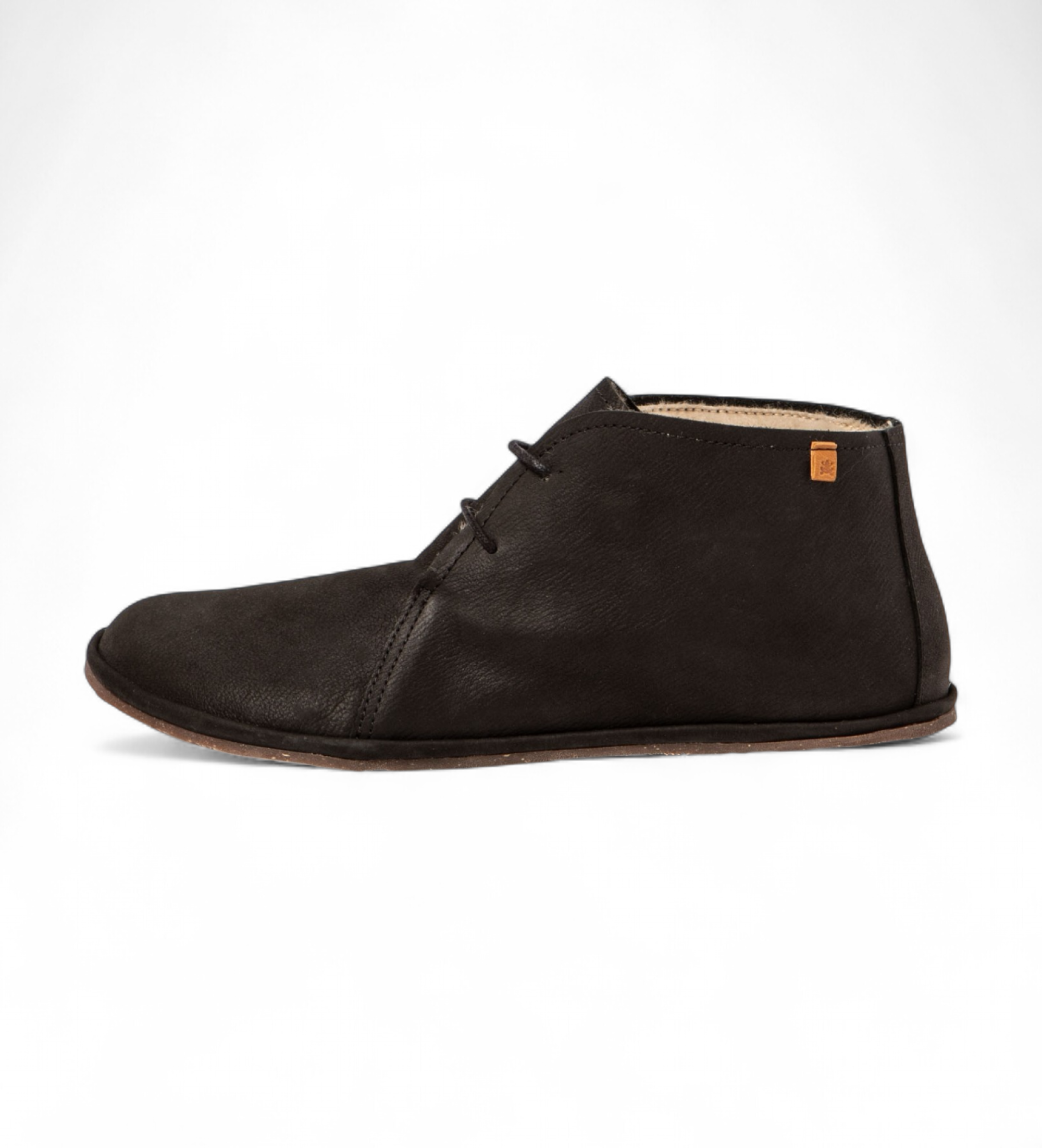 El Naturalista Unisex. 25672C101005_001 Angenehme Lederstiefeletten schwarz (42), Wohnung, Schnürsenkel, Lässig