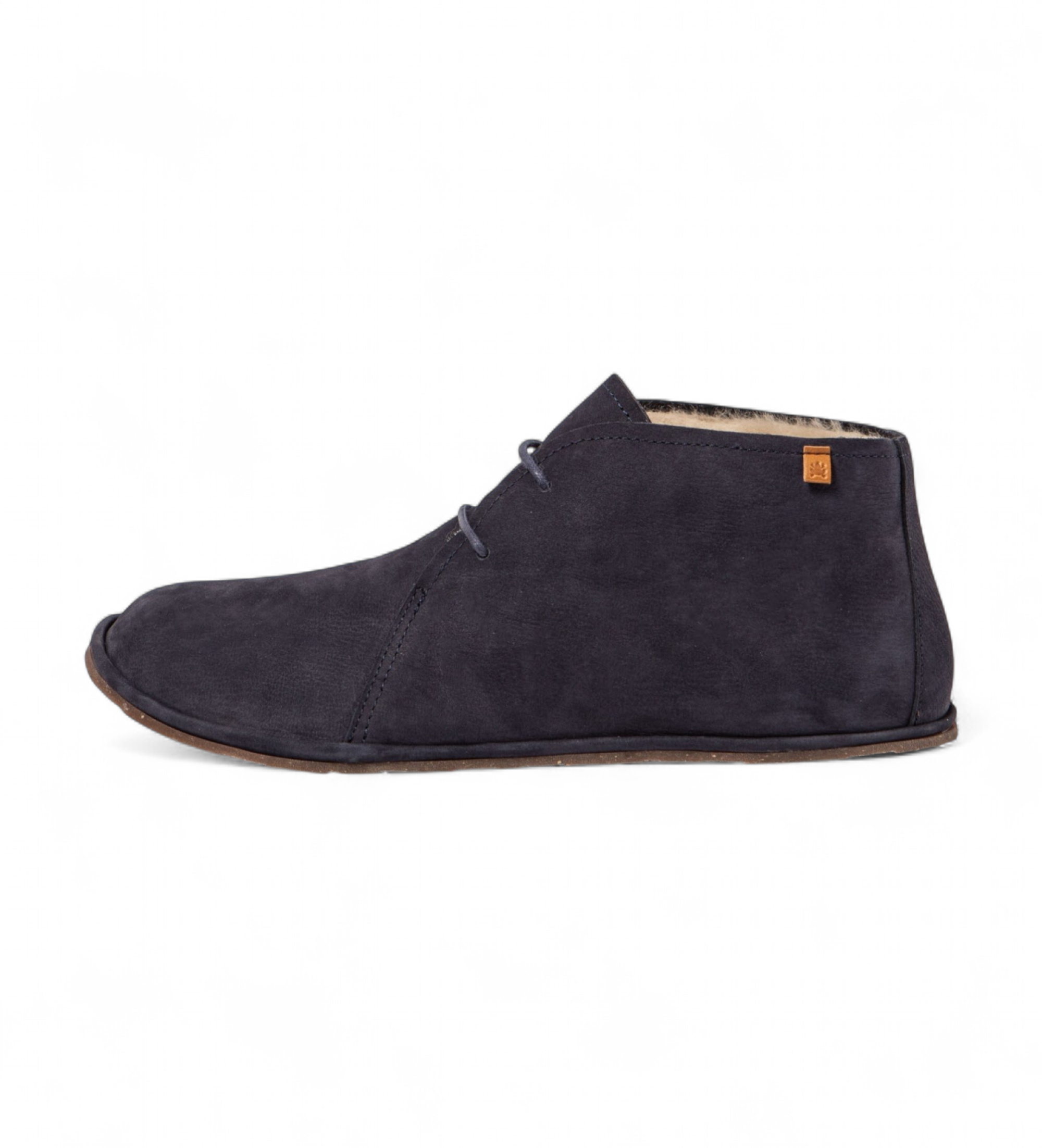 El Naturalista Unisex. 25672C1NF005_0B0 Angenehme blaue Lederstiefeletten (39), Wohnung, Schnürsenkel, Lässig