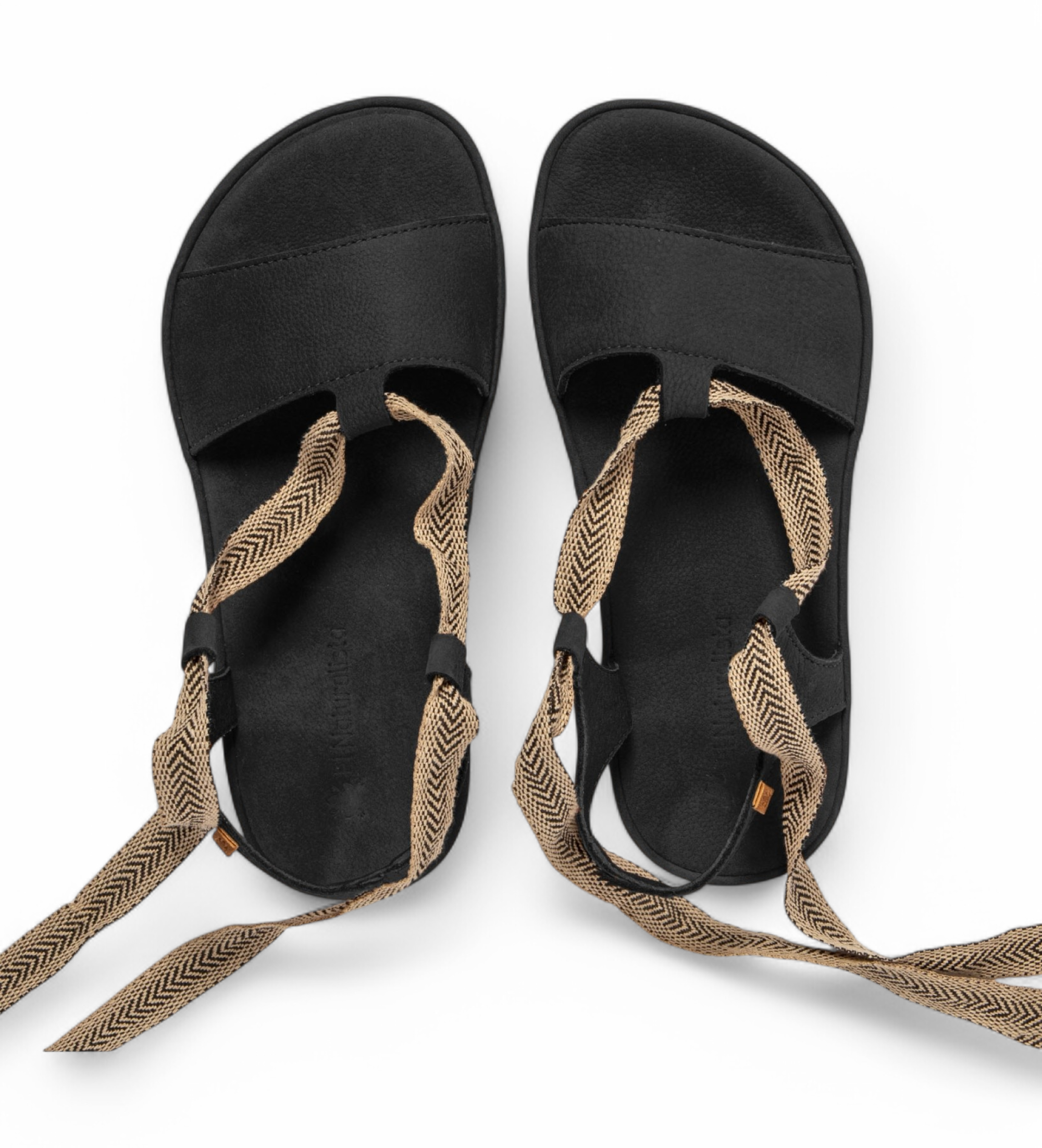 El Naturalistavoor vrouwen. 256851101005_001 Leren sandalen N5685 Satya zwart (42), Leer, Plat, Veters, Casual