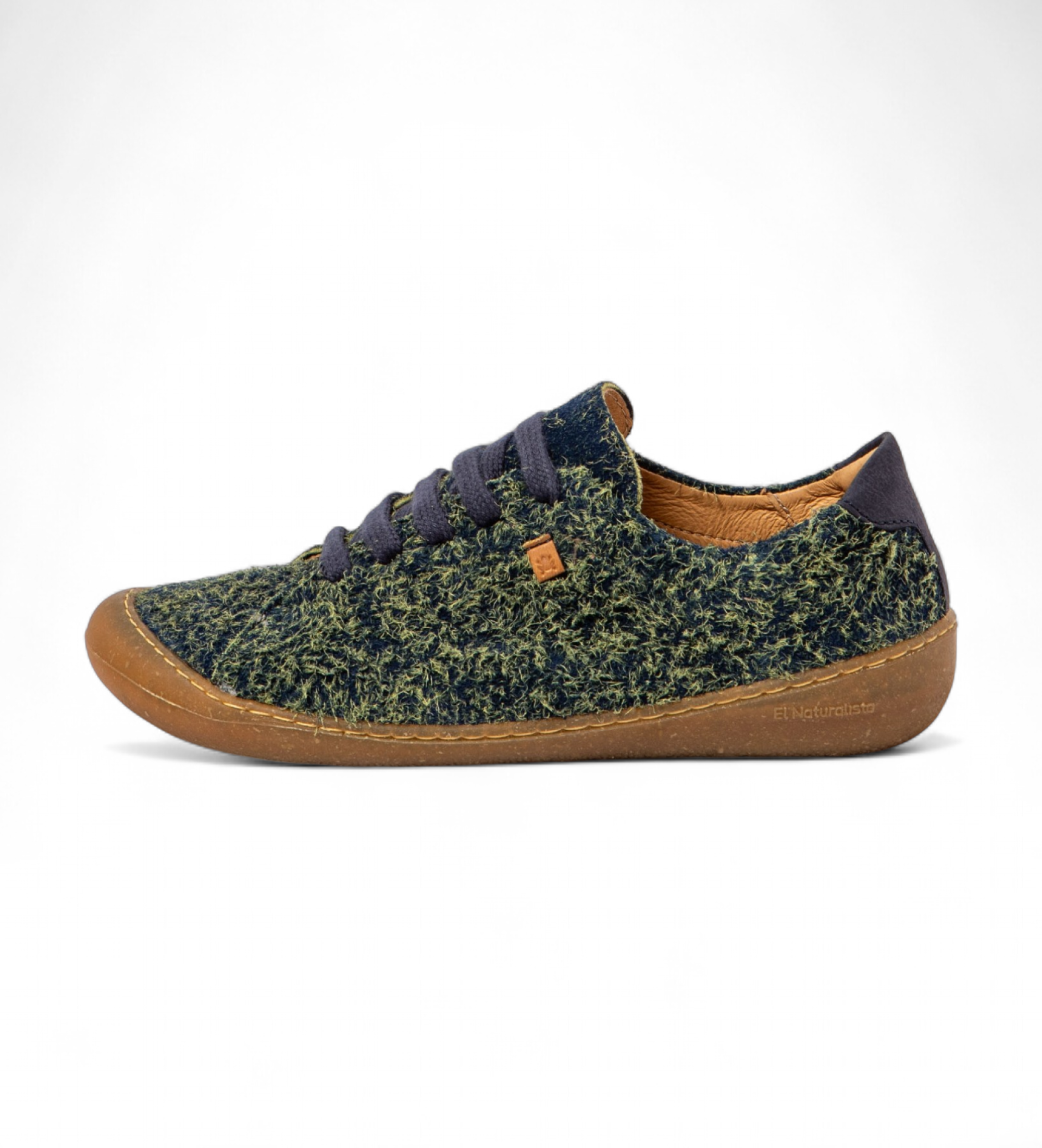 El Naturalista Unisex. 25770P1ES005_0B0 Wulf grünlich-blaue Lederschuhe (39), Wohnung, Schnürsenkel, Lässig