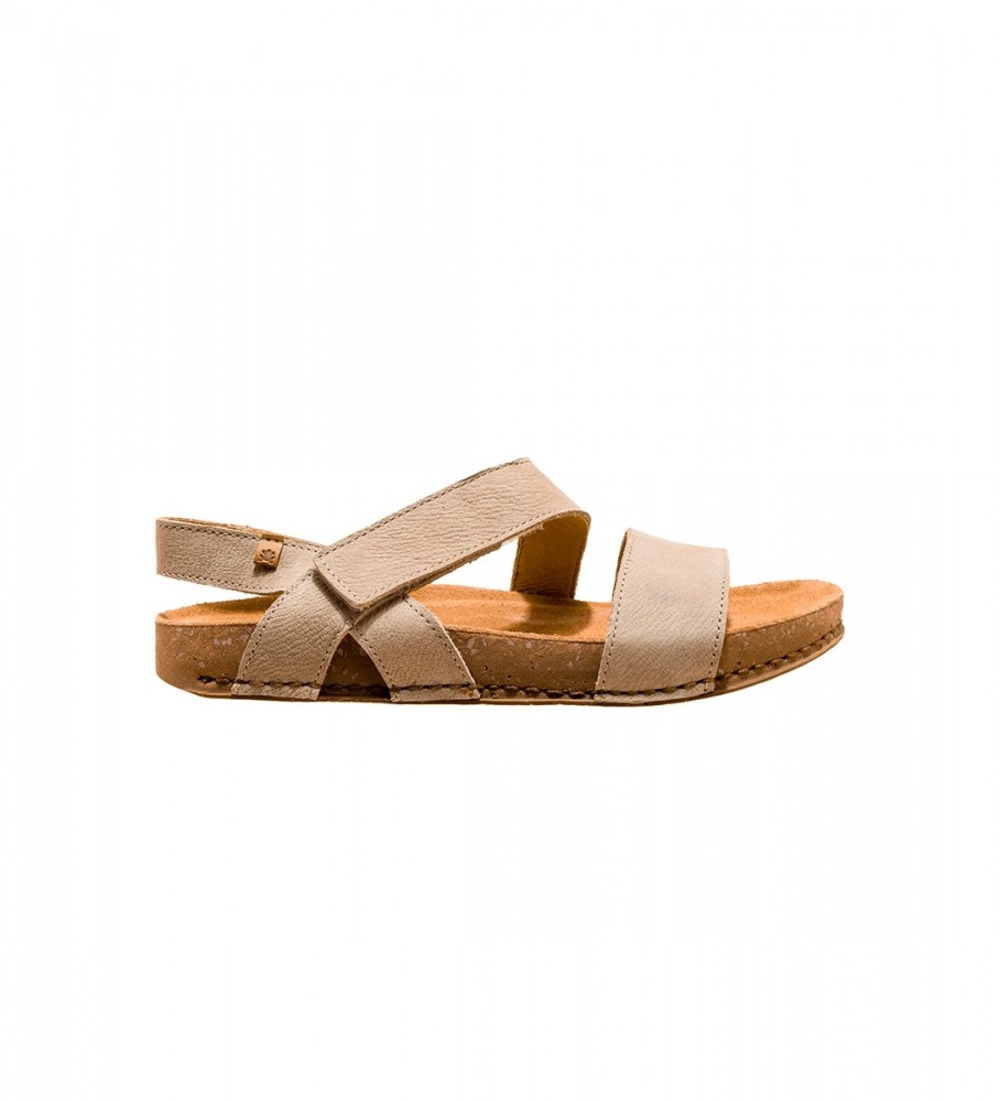 El Naturalista Unisex. 25791117S005_039 Leder Sandalen N5791 Balance grau (45), 1 bis 3 cm, Klettverschluss, Lässig