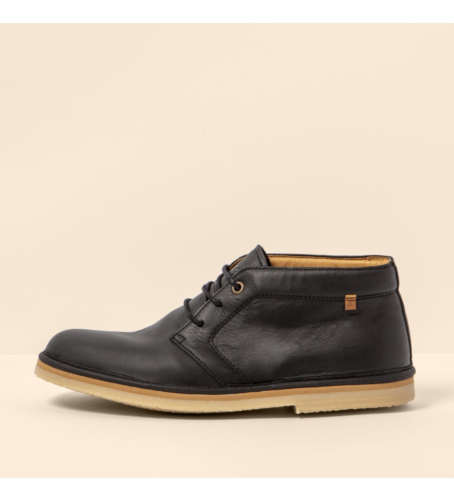 El Naturalista für Herren. 259501101005_001 Lederschuhe N5950 Lumbier schwarz (44), Wohnung, Schnürsenkel, Lässig