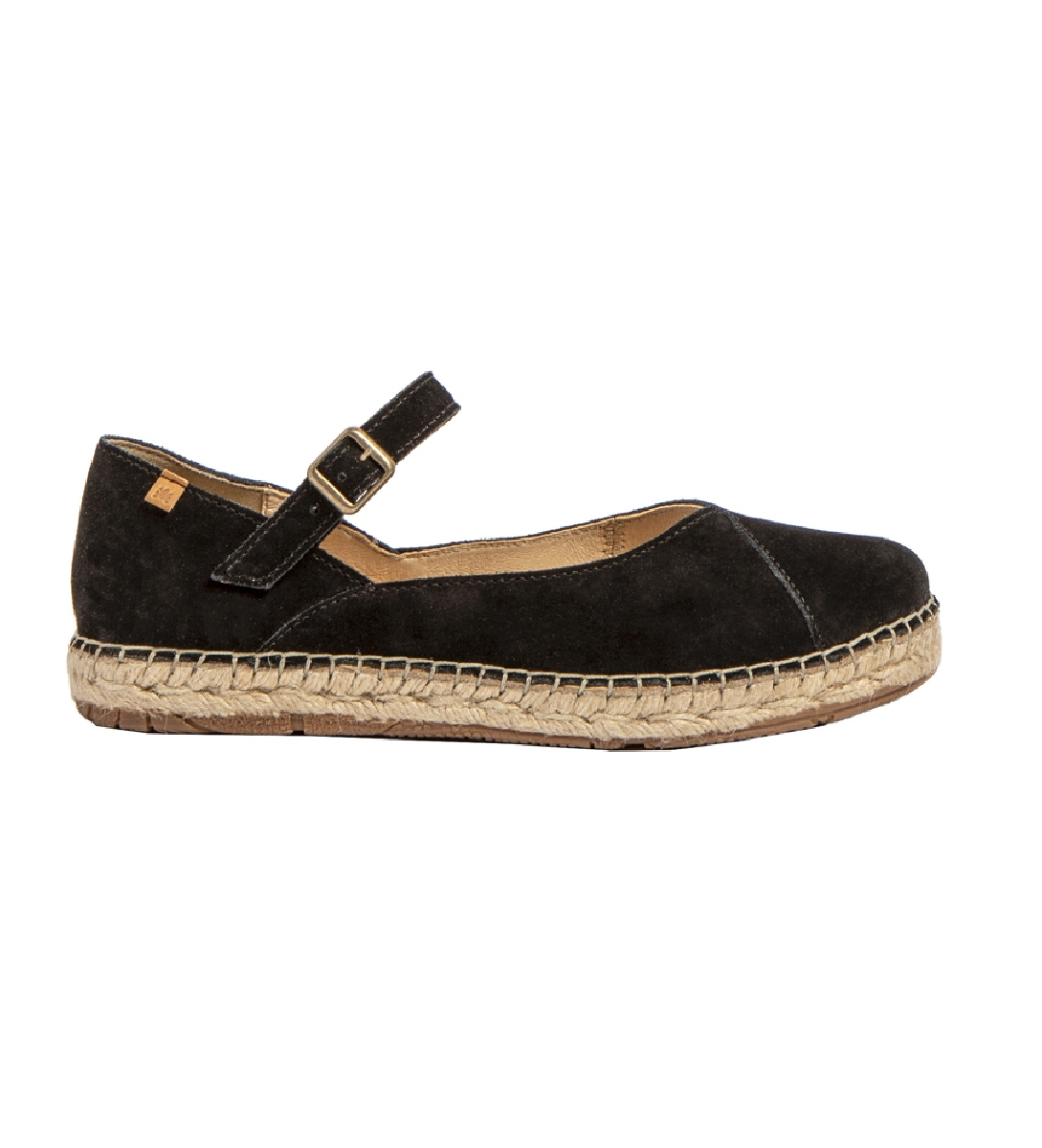 El Naturalista für Damen. 2N6791101005_001 Ledersandalen N679 S schwarz (39), Wohnung, Schnalle, Lässig