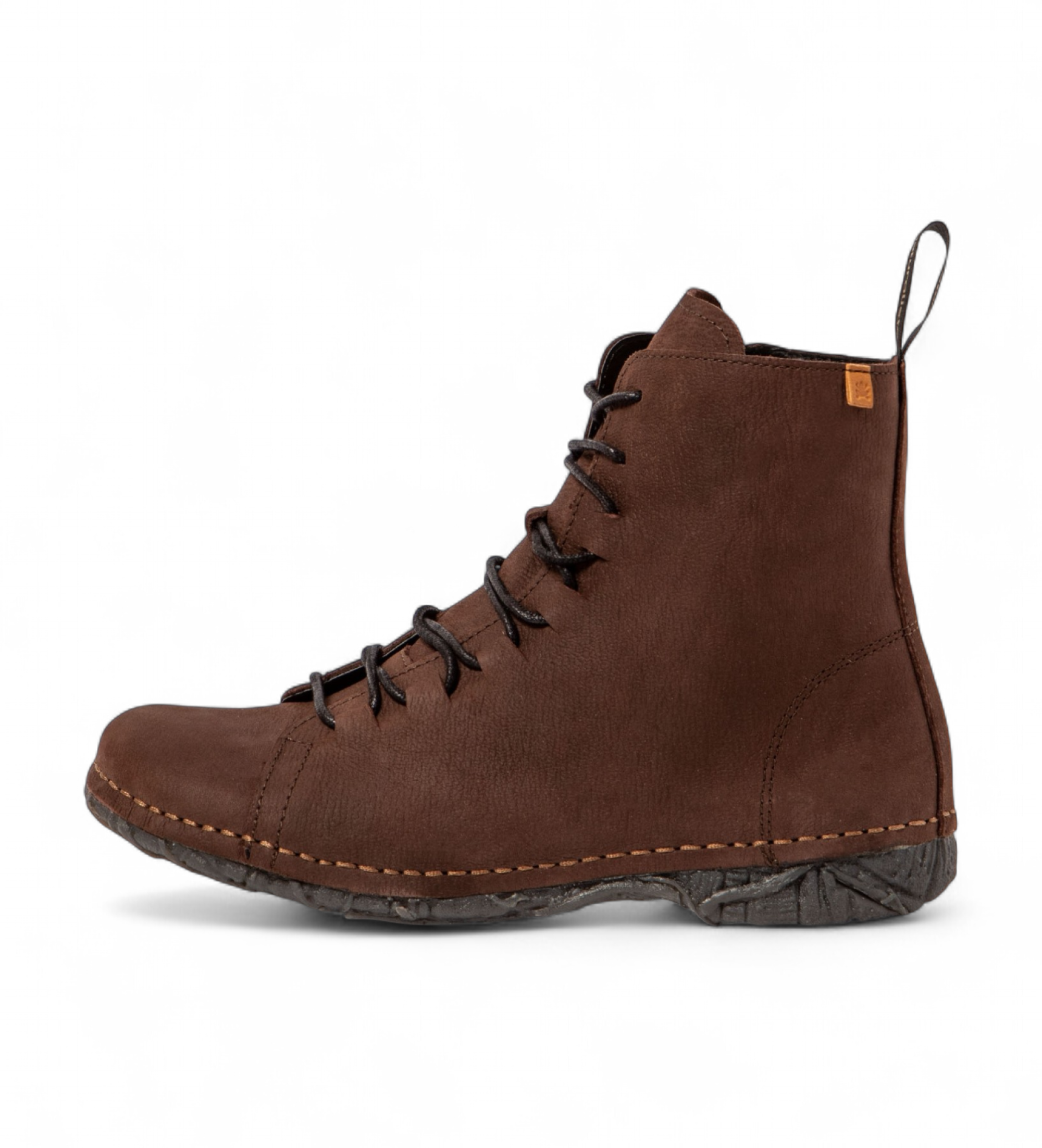 El Naturalista für Damen. 2N9091112005_012 Lederstiefeletten N909 Angenehmes Braun (41), Wohnung, Keine, Lässig