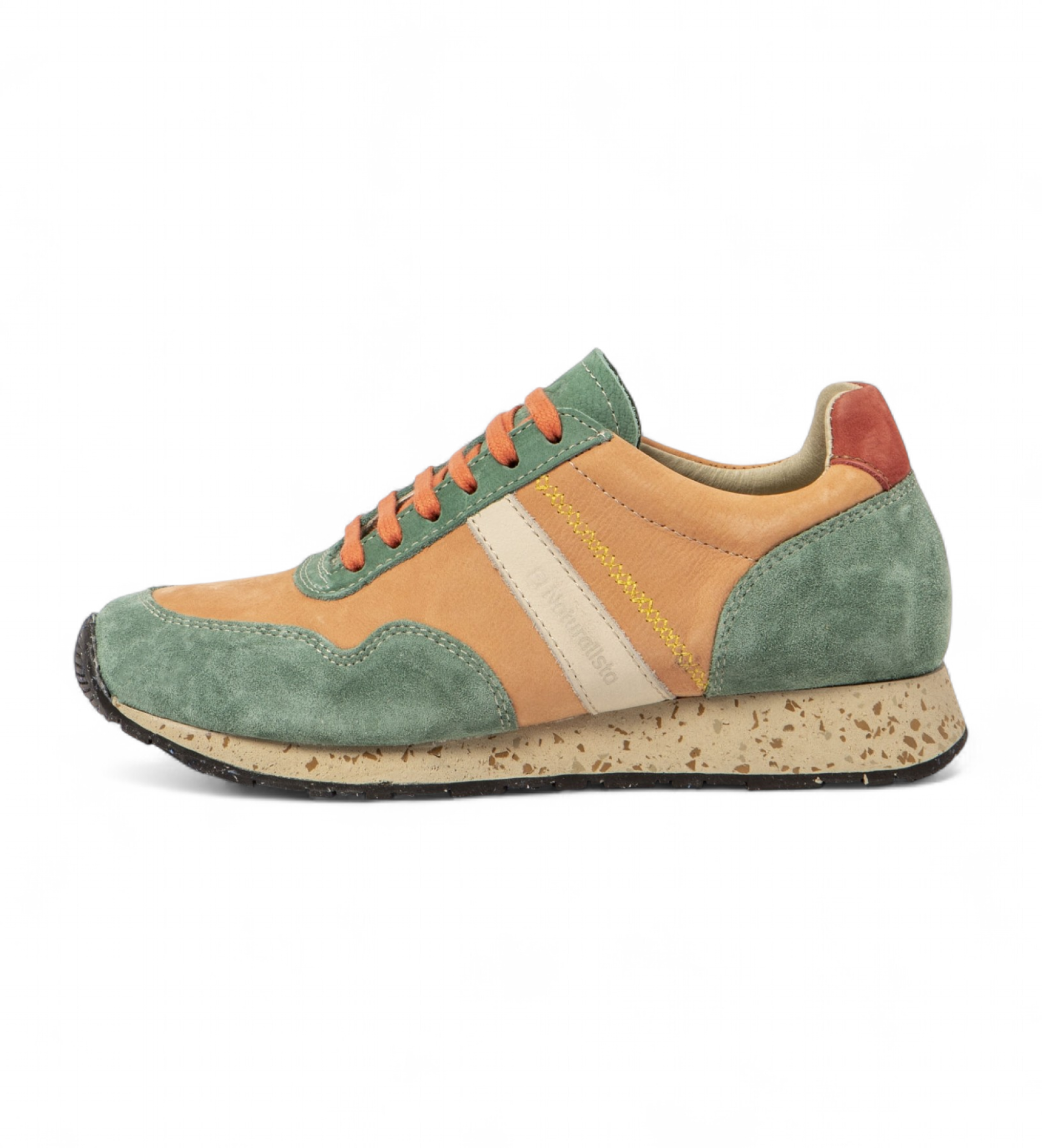 El Naturalista Unisex. 2SP02BU17605_0MU Leder Turnschuhe Nsp02 mehrfarbig (39), Öko-Leder, Wohnung, Schnürsenkel, Lässig