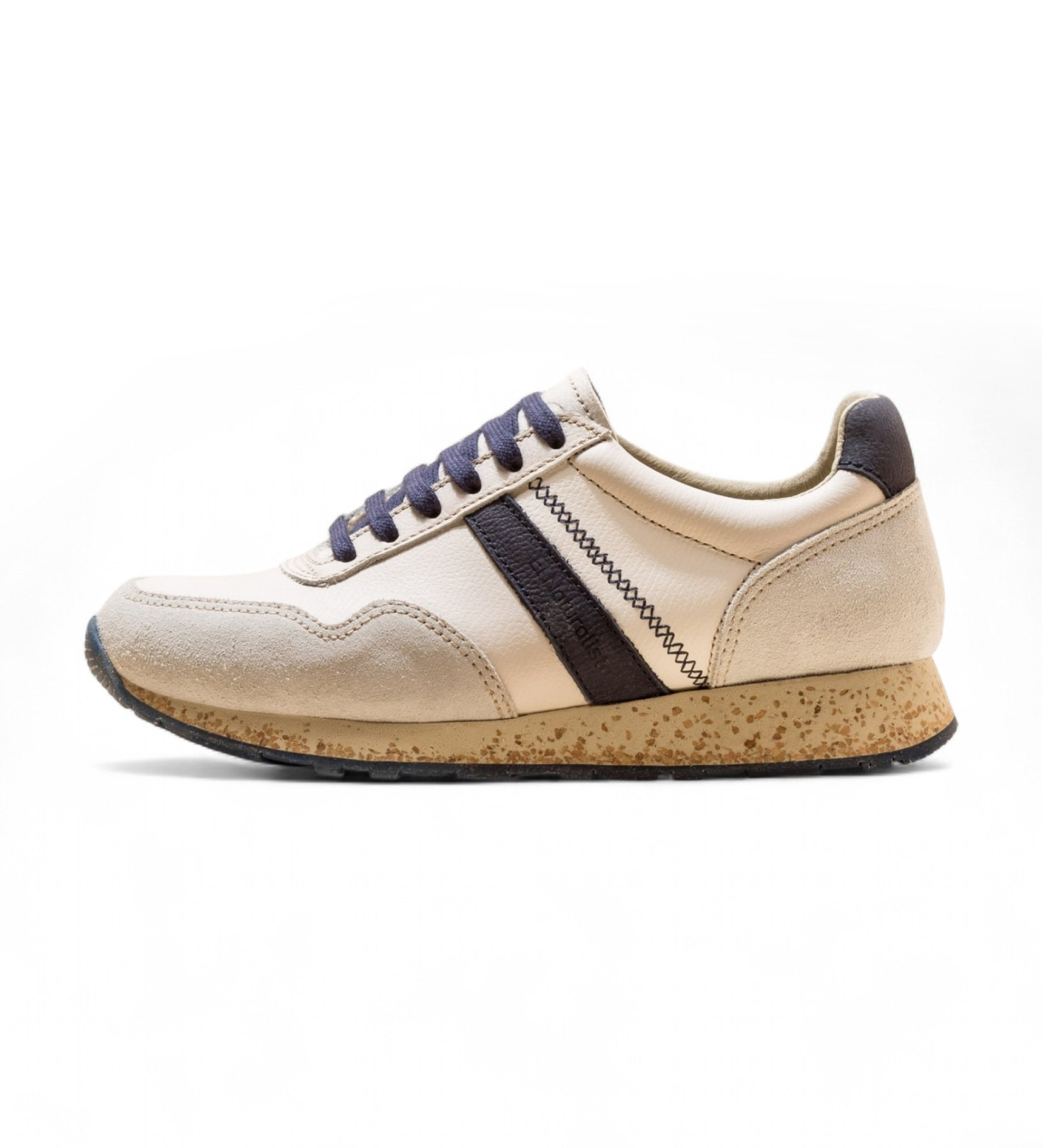 El Naturalista Unisex. 2SP025W27605_017 Leder Turnschuhe Nsp02 weiß (44), Wohnung, Schnürsenkel, Lässig