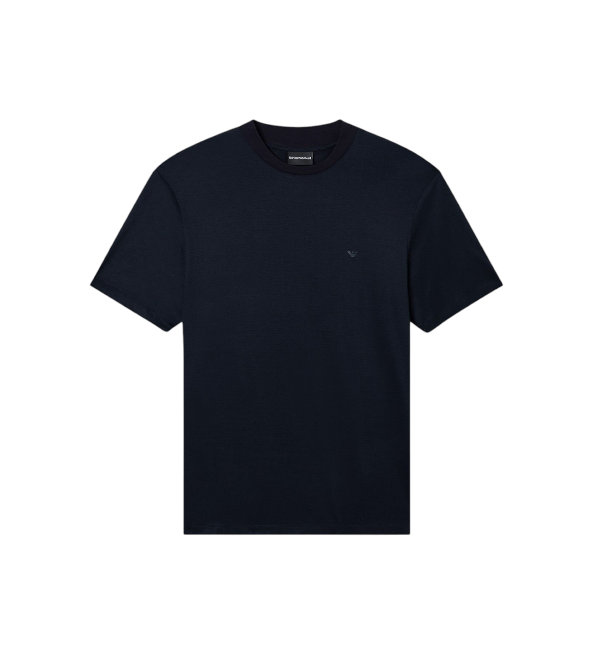 Emporio Armani für Herren. EM005491_AF24839 Basic-T-Shirt Lyocell navy (XL), Lässig, Kurzarm, Marine