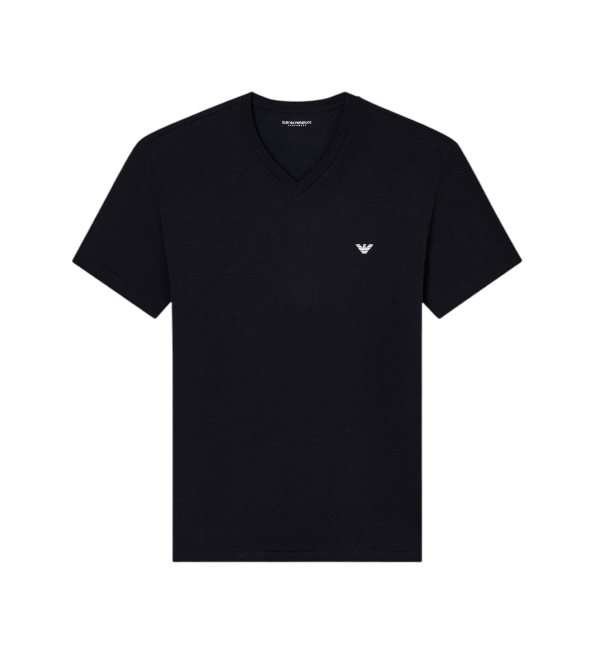 Emporio Armani für Herren. EM000380_AF14133 T-shirt Home V schwarz (S), Heimtextilien, Kurzarm