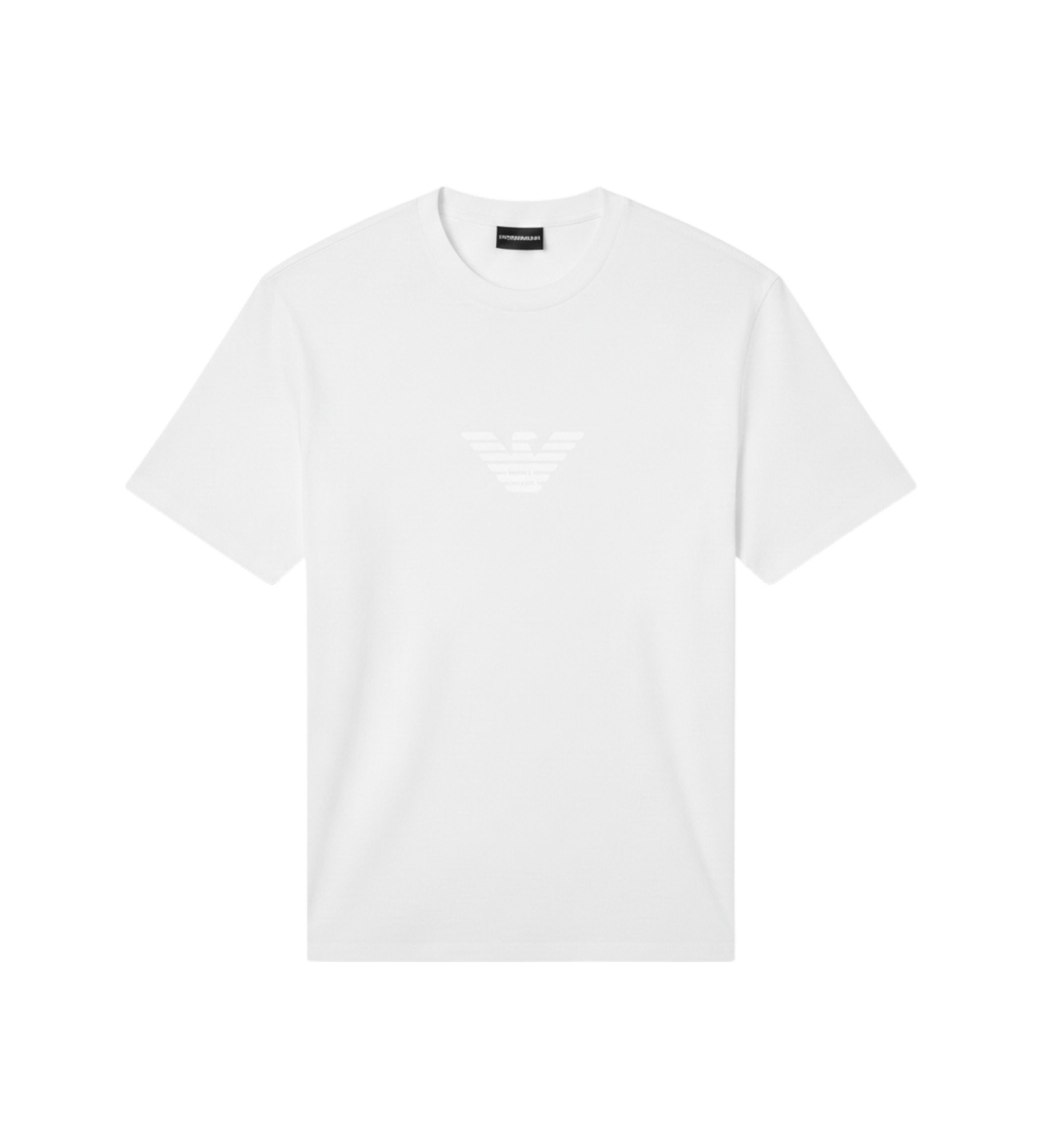 Emporio Armani für Herren. EM004583_AF13669 Pima-T-Shirt weiß (S), Lässig, Baumwolle, Kurzarm