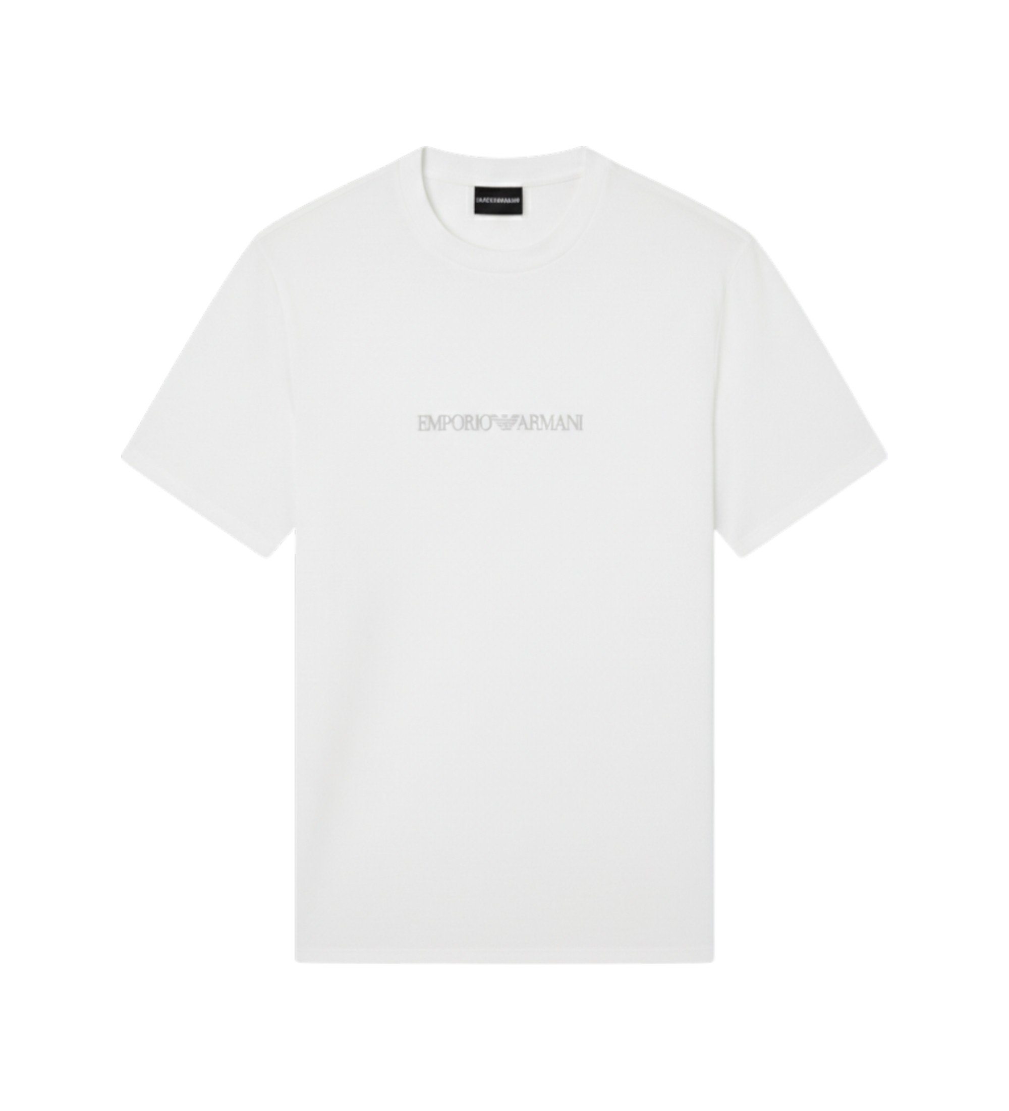 Emporio Armani für Herren. EM004583_AF13669 Pima-T-Shirt weiß (M), Lässig, Baumwolle, Kurzarm