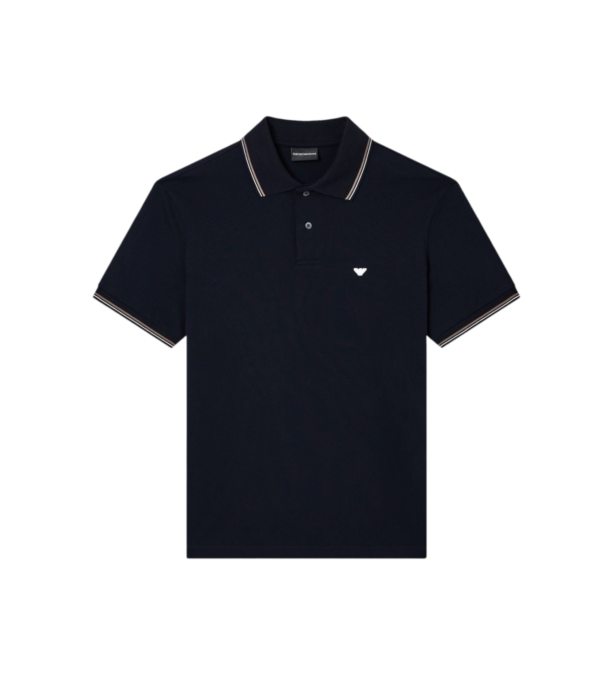 Emporio Armani für Herren. EM004607_AF23090 Poloshirt aus Baumwolle, marineblau (S), Lässig, Kurzarm