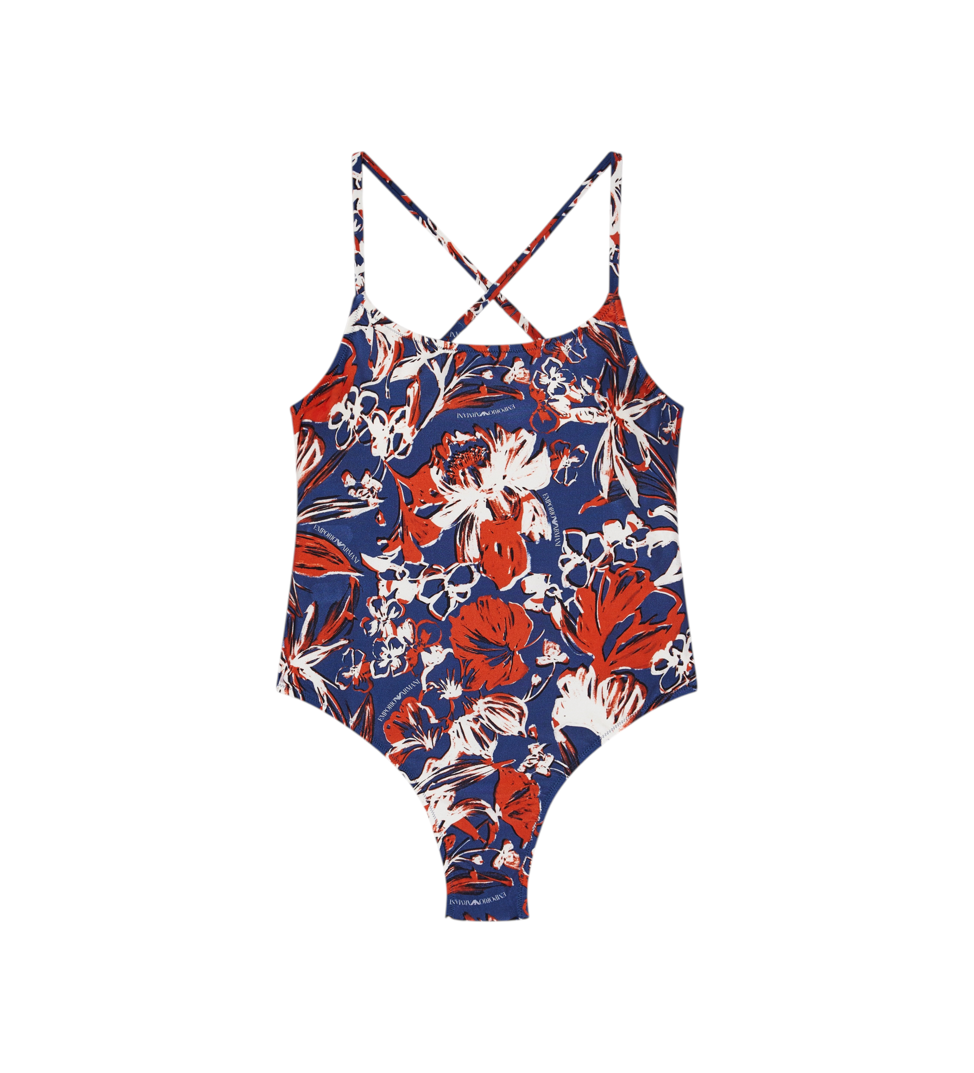 Emporio Armani für Damen. EW000797_AF20242 Badeanzug Piece blau (L), Strandbekleidung, Polyamid