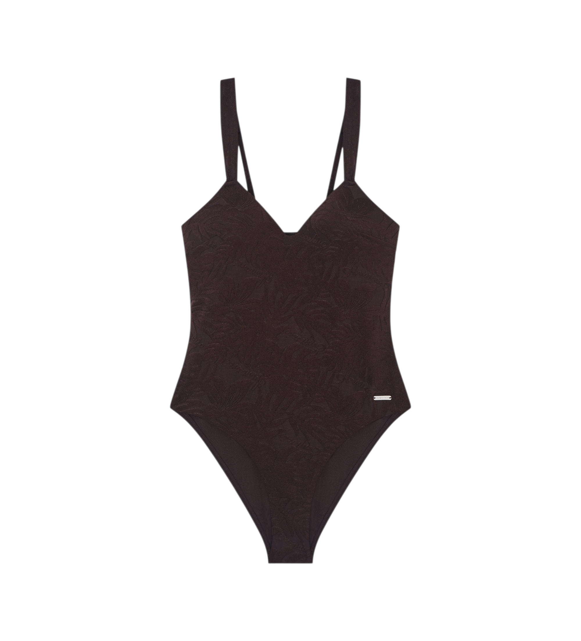 Emporio Armani für Damen. EW003279_AF20241 Badehose Monstera braun (S), Strandbekleidung, Polyester
