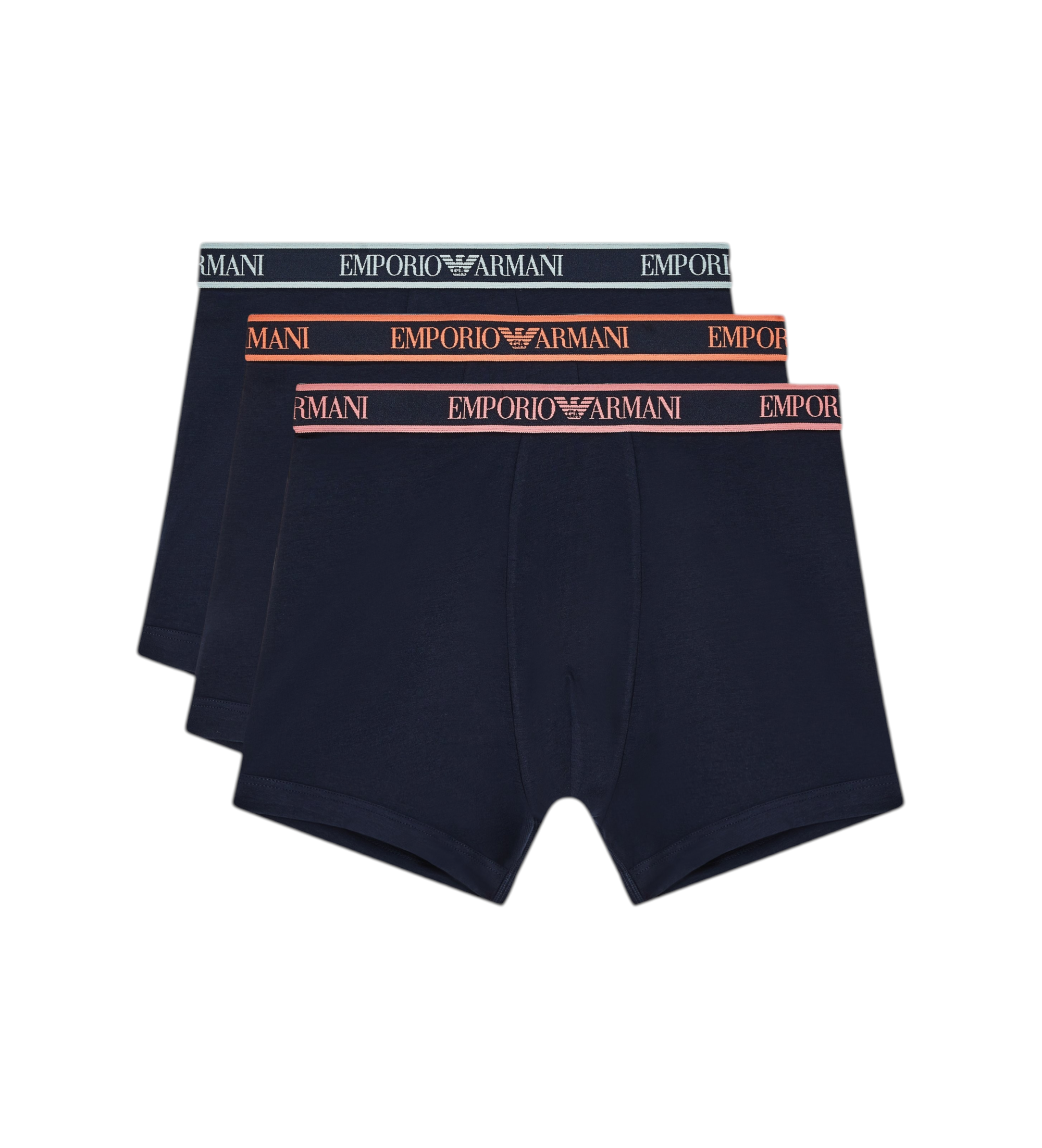 Emporio Armani für Herren. EM000261_AF20669 3er-Set Core Logobanda navy Boxershorts (XL), Heimtextilien, Baumwolle, Marine