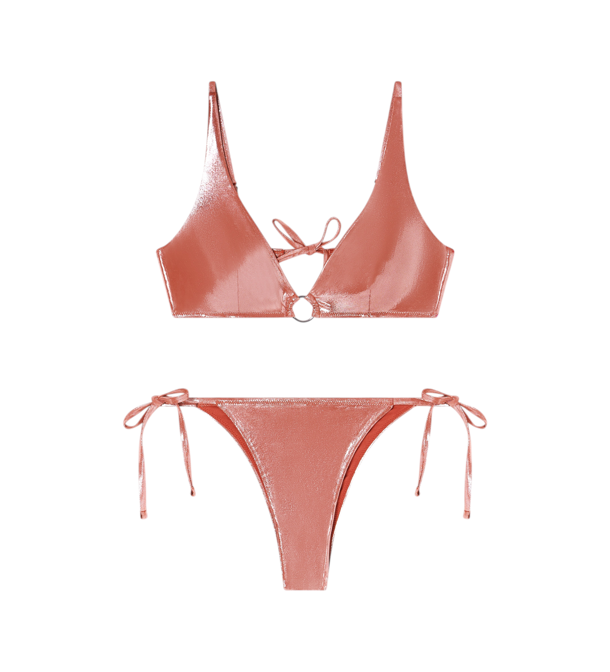 Emporio Armani für Damen. EW003289_AF20256 Bikini unter Koralle (M), Strandbekleidung, Polyamid