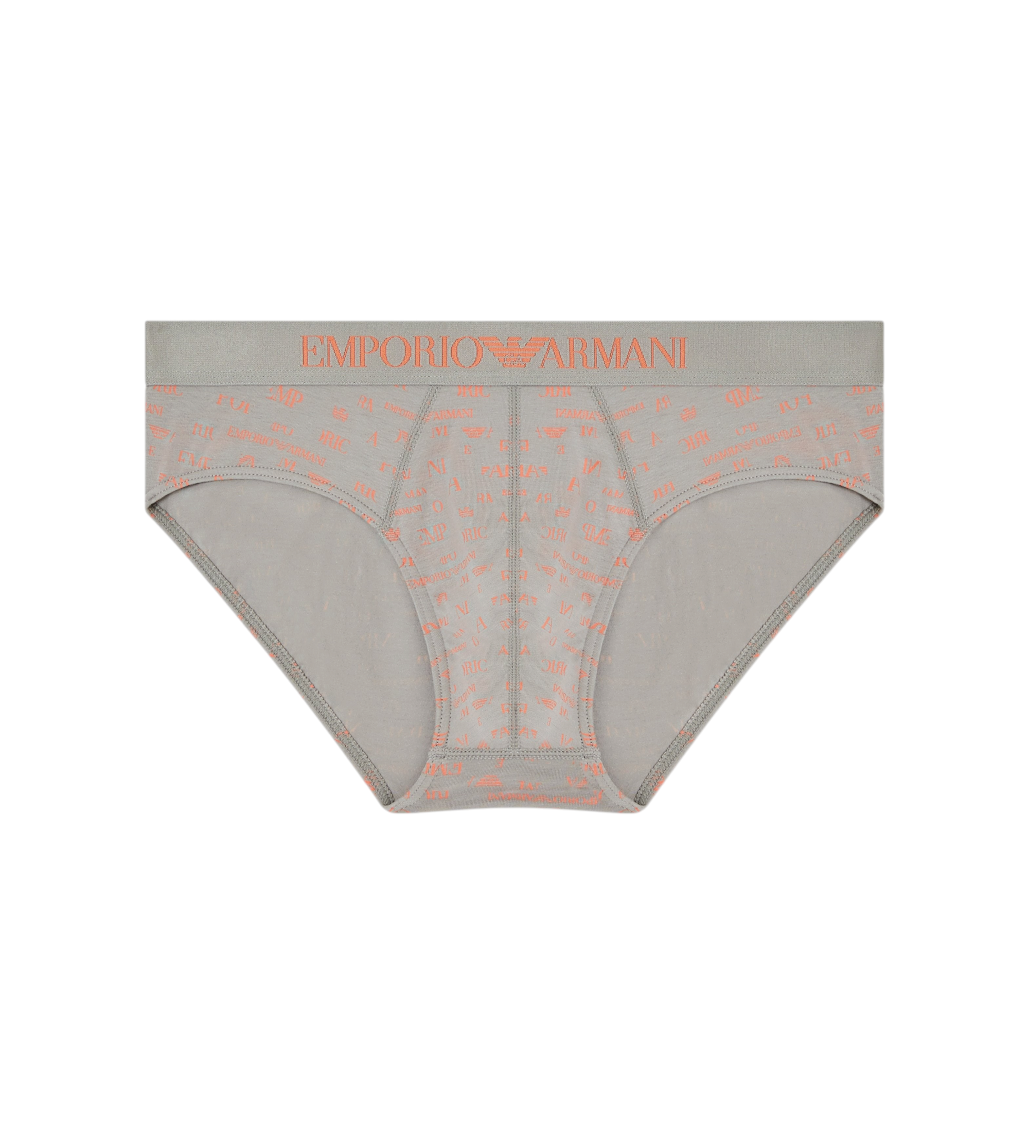 Emporio Armani für Herren. EM000229_AF19051 Slip All Over Logo grau (L), Heimtextilien, Baumwolle