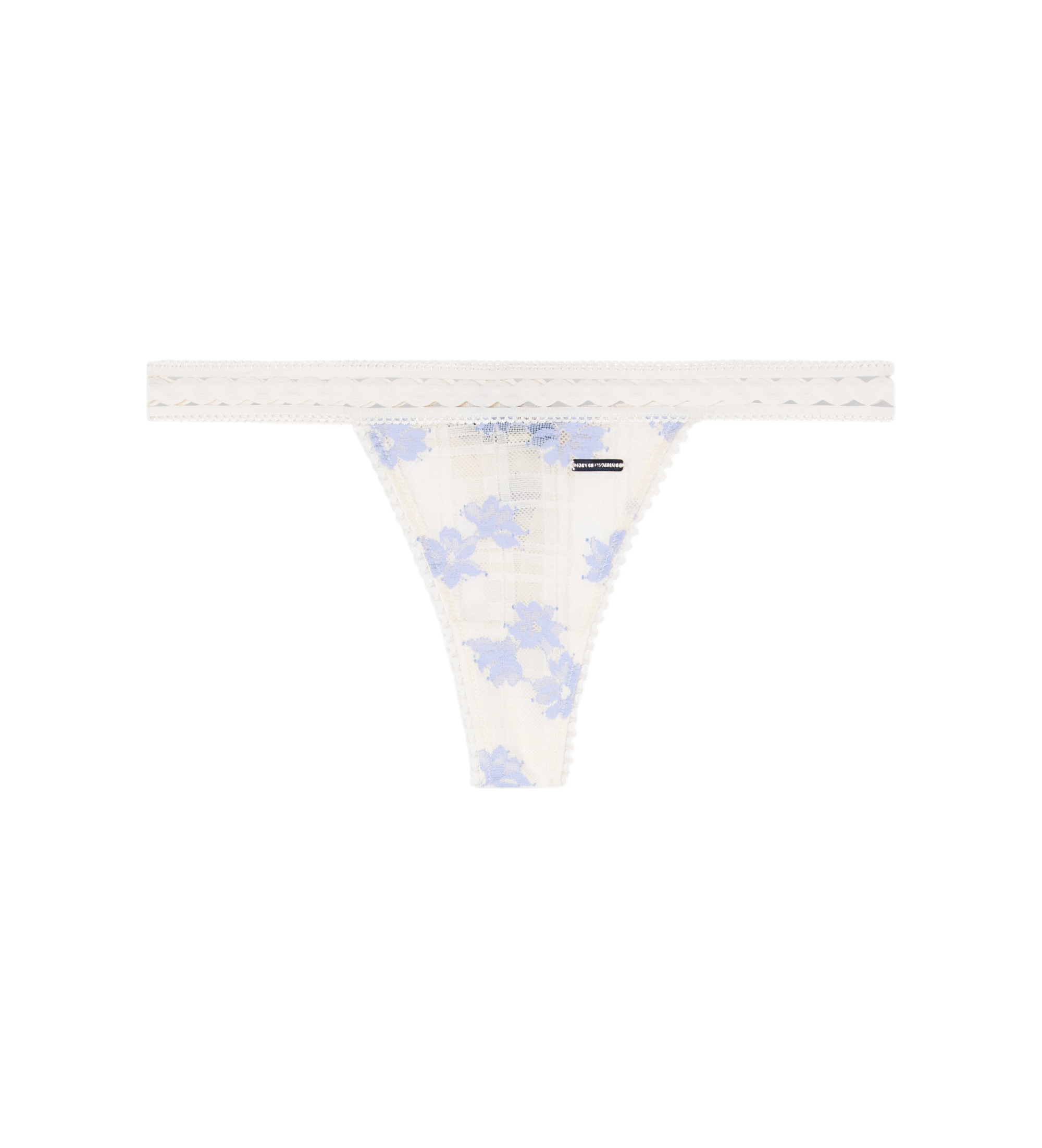 Emporio Armani für Damen. EW000397_AF19040 Vichy-Tanga beige (S), Heimtextilien, Polyamid