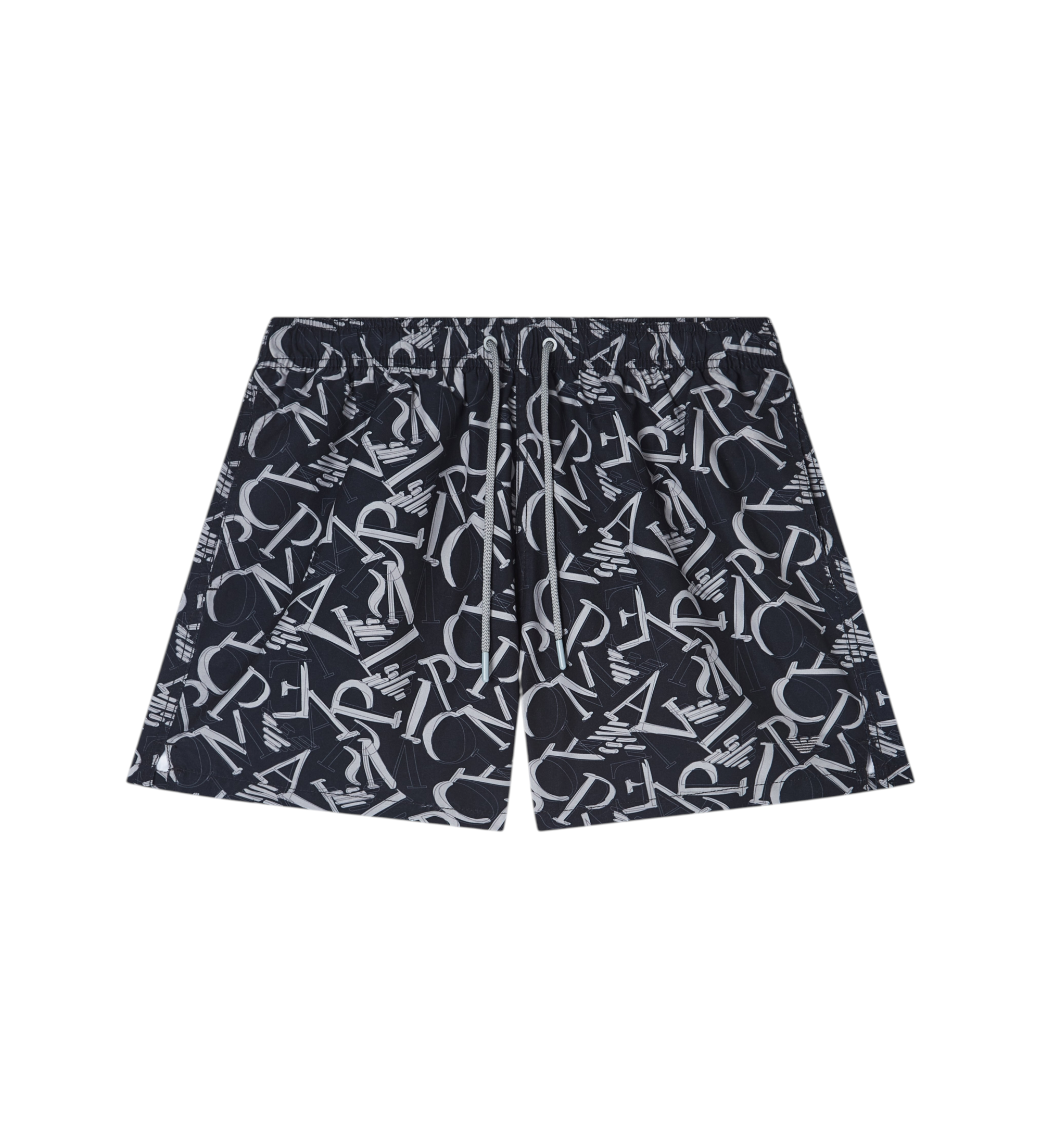 Emporio Armani für Herren. EM000583_AF20440 Allover Badeanzug schwarz (M), Strandbekleidung, Polyester