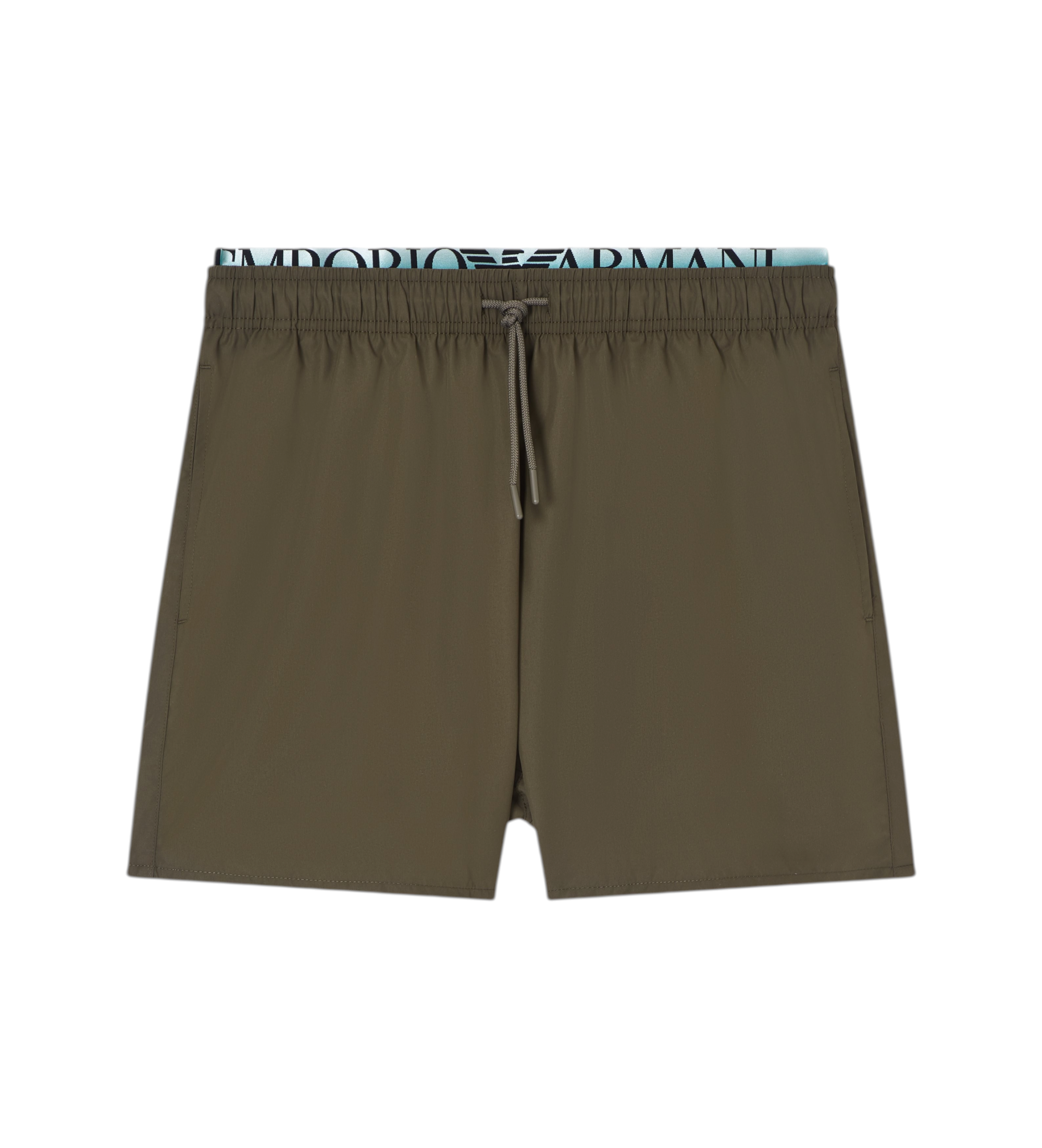 Emporio Armani für Herren. EM000686_AF20432 Grüner Badeanzug Princ (S), Strandbekleidung, Polyester