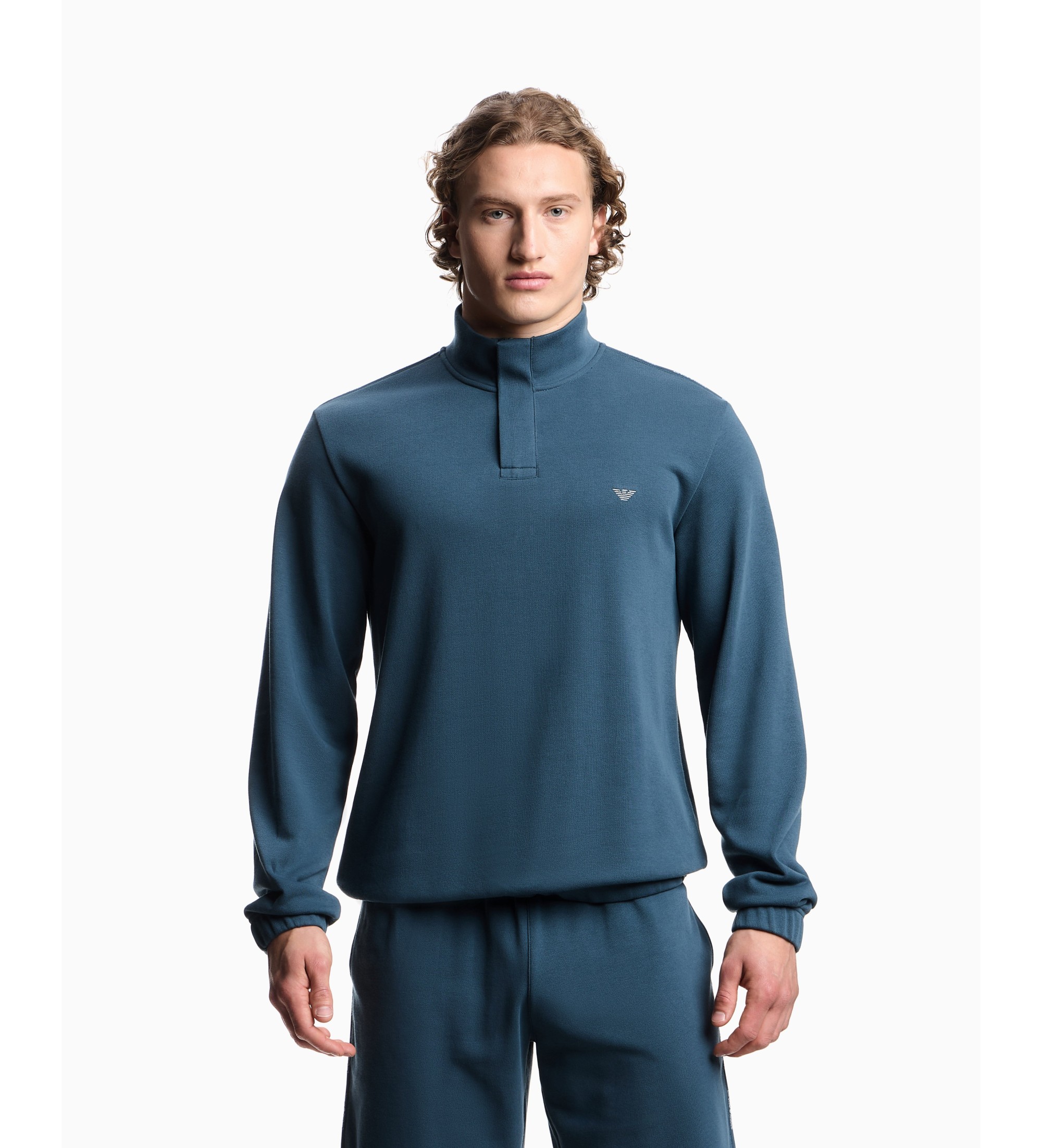 Emporio Armani für Herren. EM003780_AF18887 Sweatshirt Home navy (XL), Heimtextilien, Baumwolle, Marine
