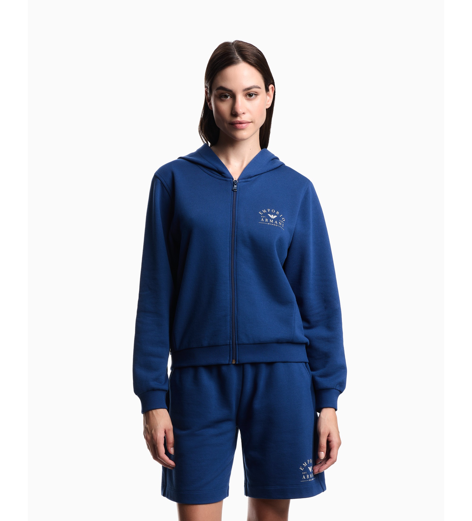 Emporio Armani für Damen. EW000499_AF19031 Lounge Sweatshirt navy (L), Heimtextilien, Baumwolle, Marine