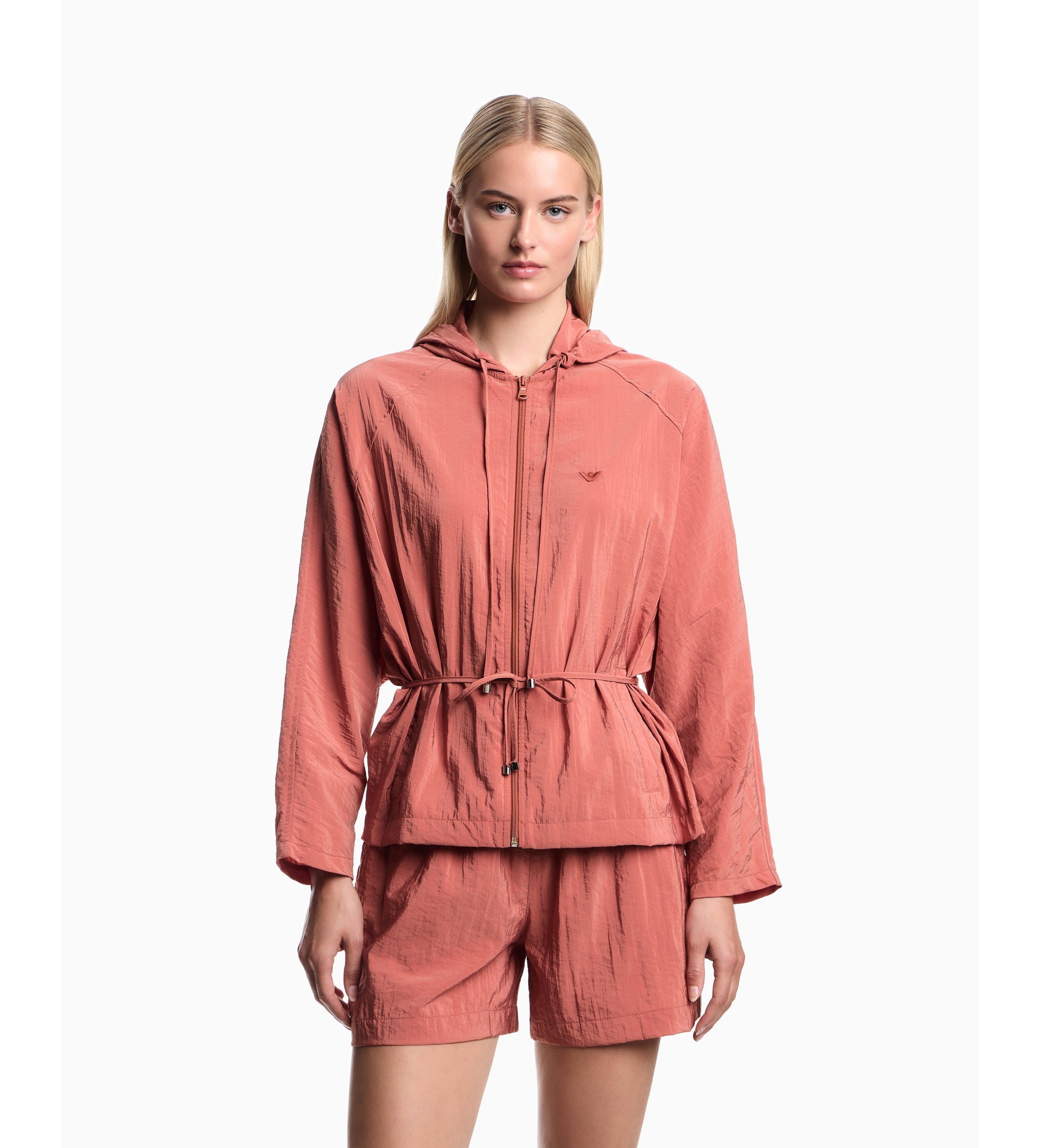 Emporio Armani für Damen. EW003402_AF20245 Shorts Play coral (XL), Lässig, Polyamid, Koralle