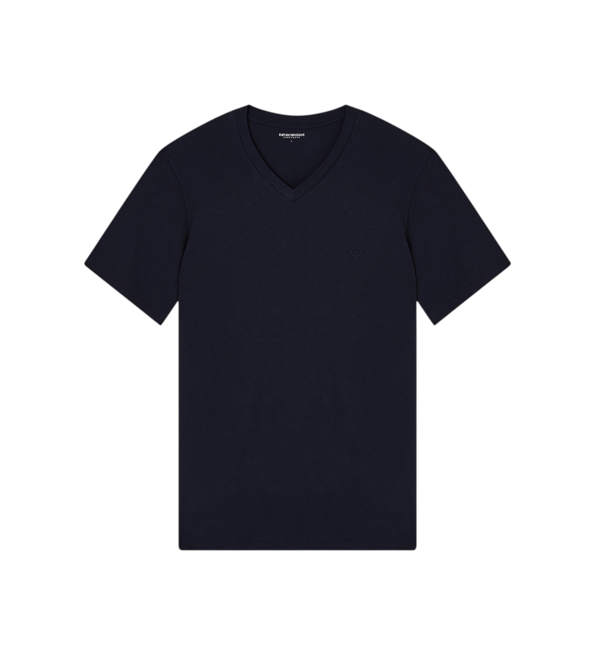 Emporio Armani für Herren. EM000378_AF20672 T-Shirt mit V-Ausschnitt marineblau (M), Lässig, Baumwolle, Kurzarm