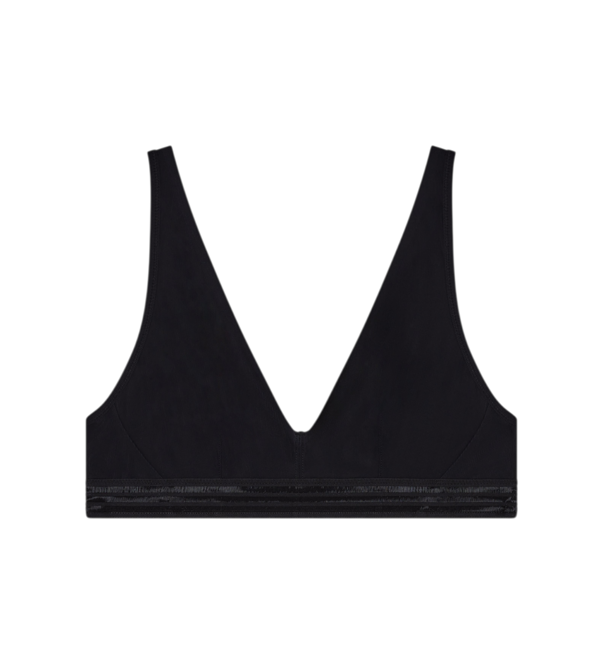 Emporio Armani für Damen. EW002902_AF19029 BH ohne Polsterung schwarz (S), Heimtextilien, Polyamid