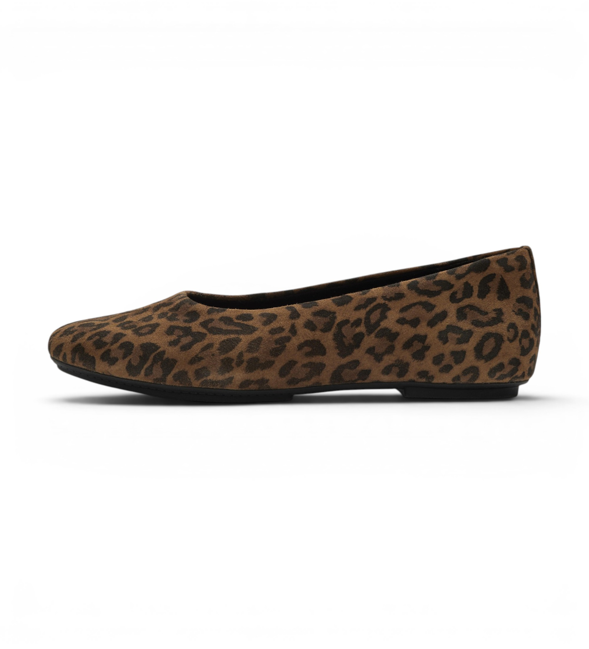 Fitflop für Damen. ADR-E76 Ballerinas aus Delicato Leder Leopard braun (41), Wohnung, Spaltleder, Keine, Lässig, Tierdruck