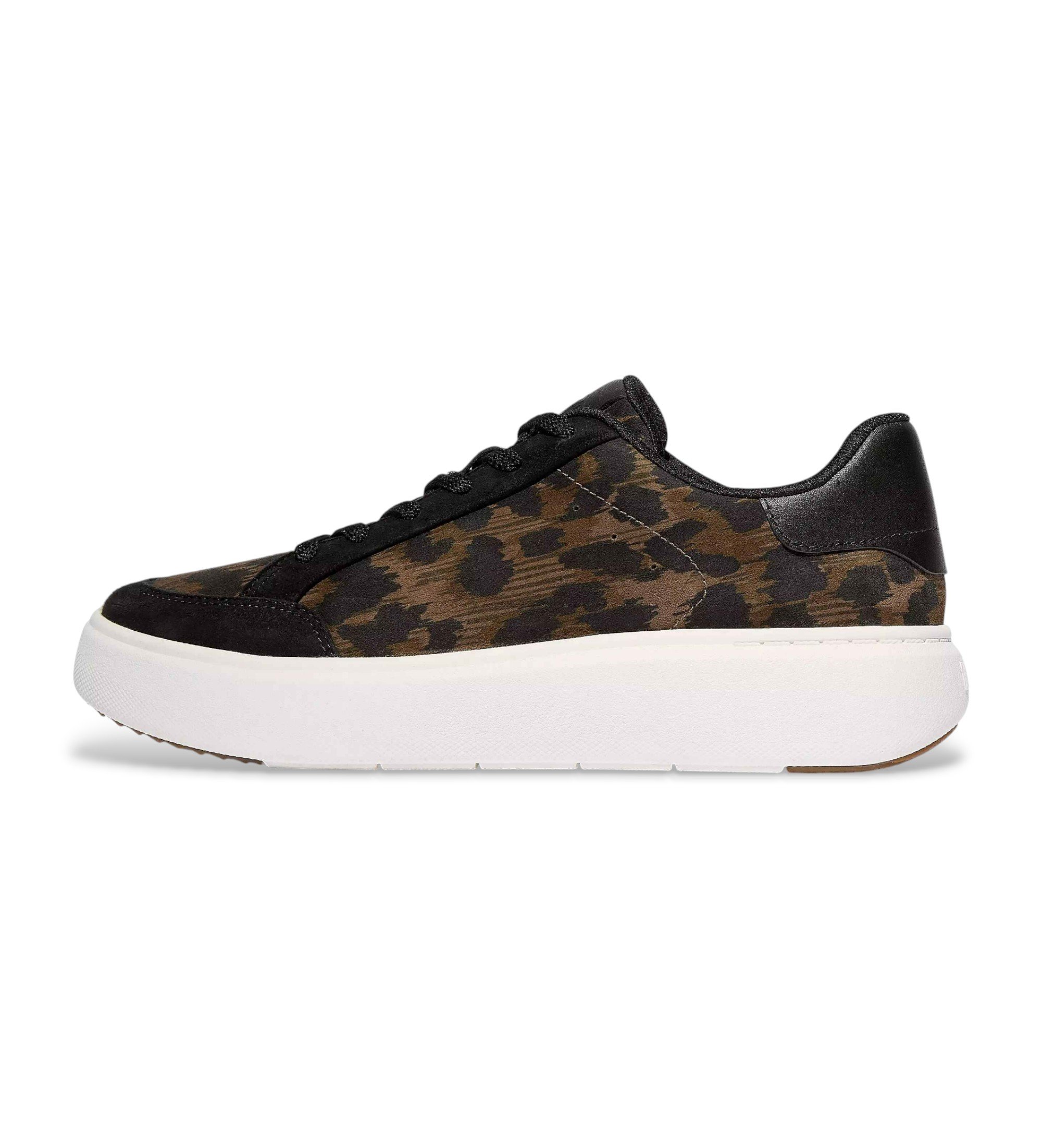 Fitflopvoor vrouwen. E6I-D24 RTG suède schoenen met dierenprint (38)