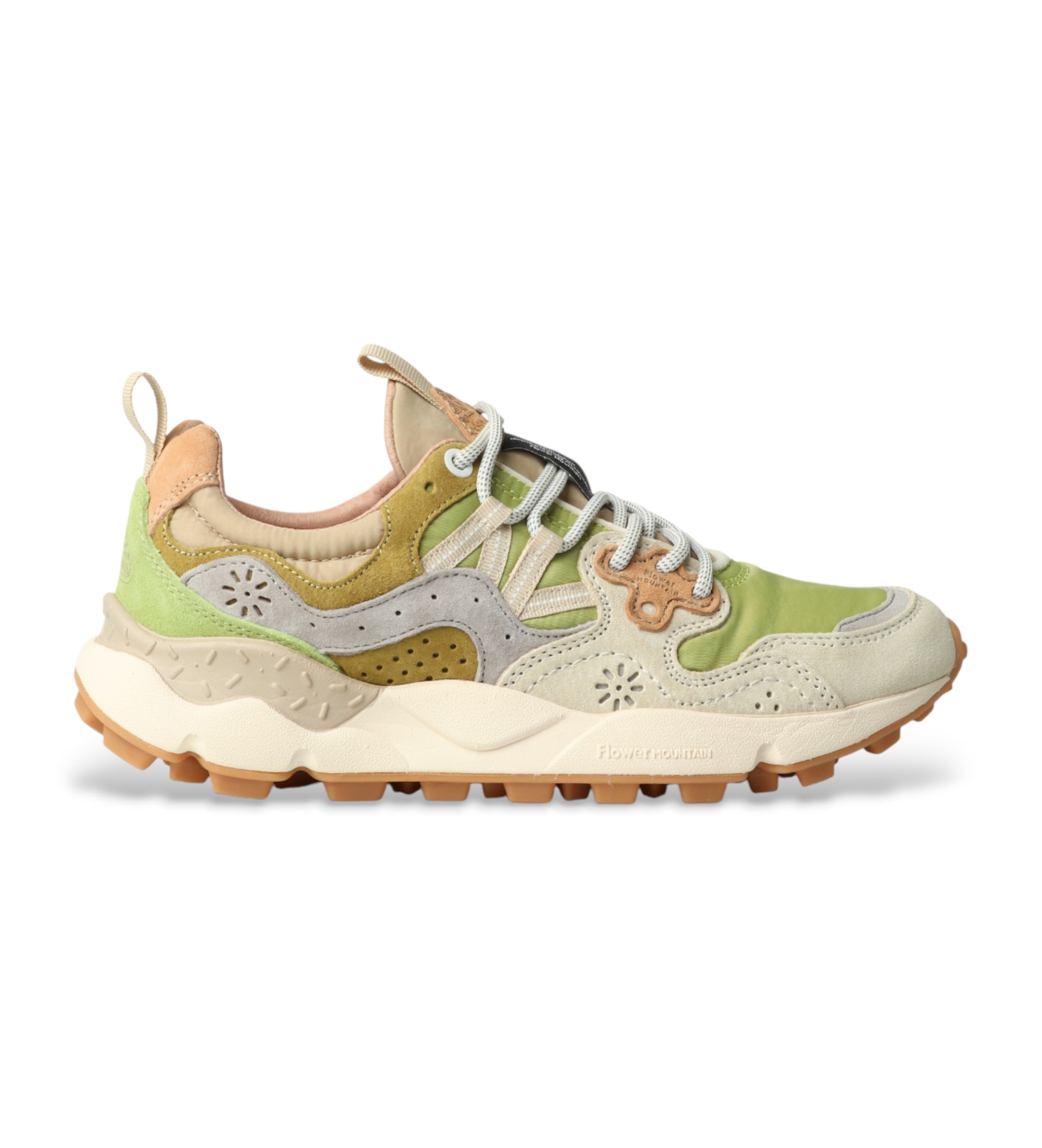 Flower Mountain Unisex. 2017818 Turnschuhe Yamano 3 mehrfarbig (36), Wohnung, Wildleder, Schnürsenkel, Lässig
