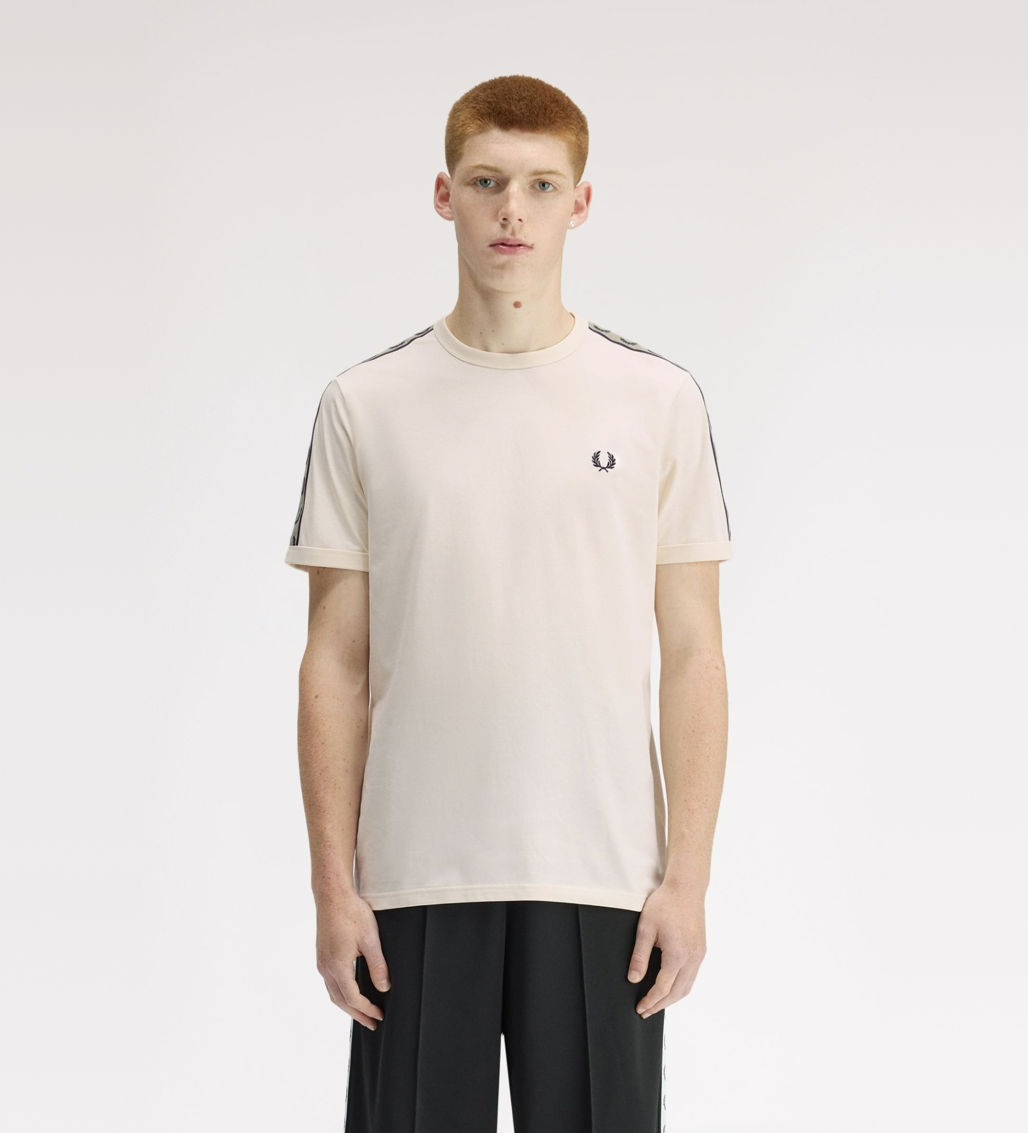 Fred Perry für Herren. M4613 T-shirt M4613 rosa (M), Lässig, Baumwolle, Kurzarm