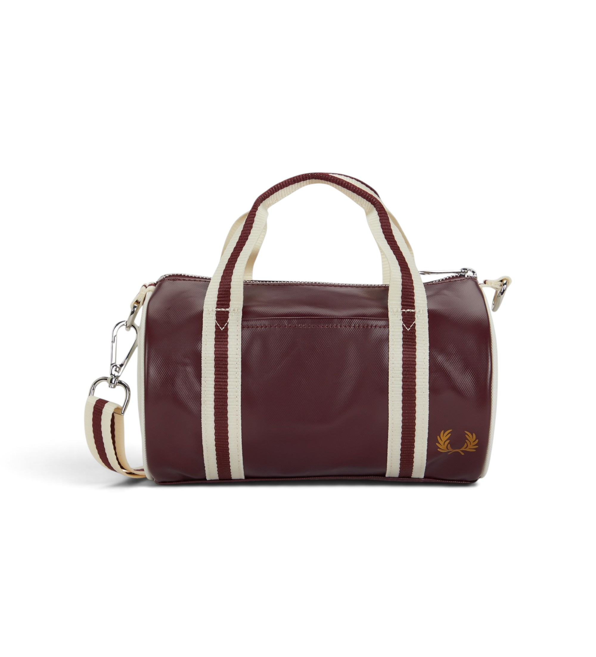 Fred Perry für Herren. L9256 Klassische Sporttasche in Mini-Größe, braun (OSFA), Lässig, Recyceltes Polyester, Nachhaltig
