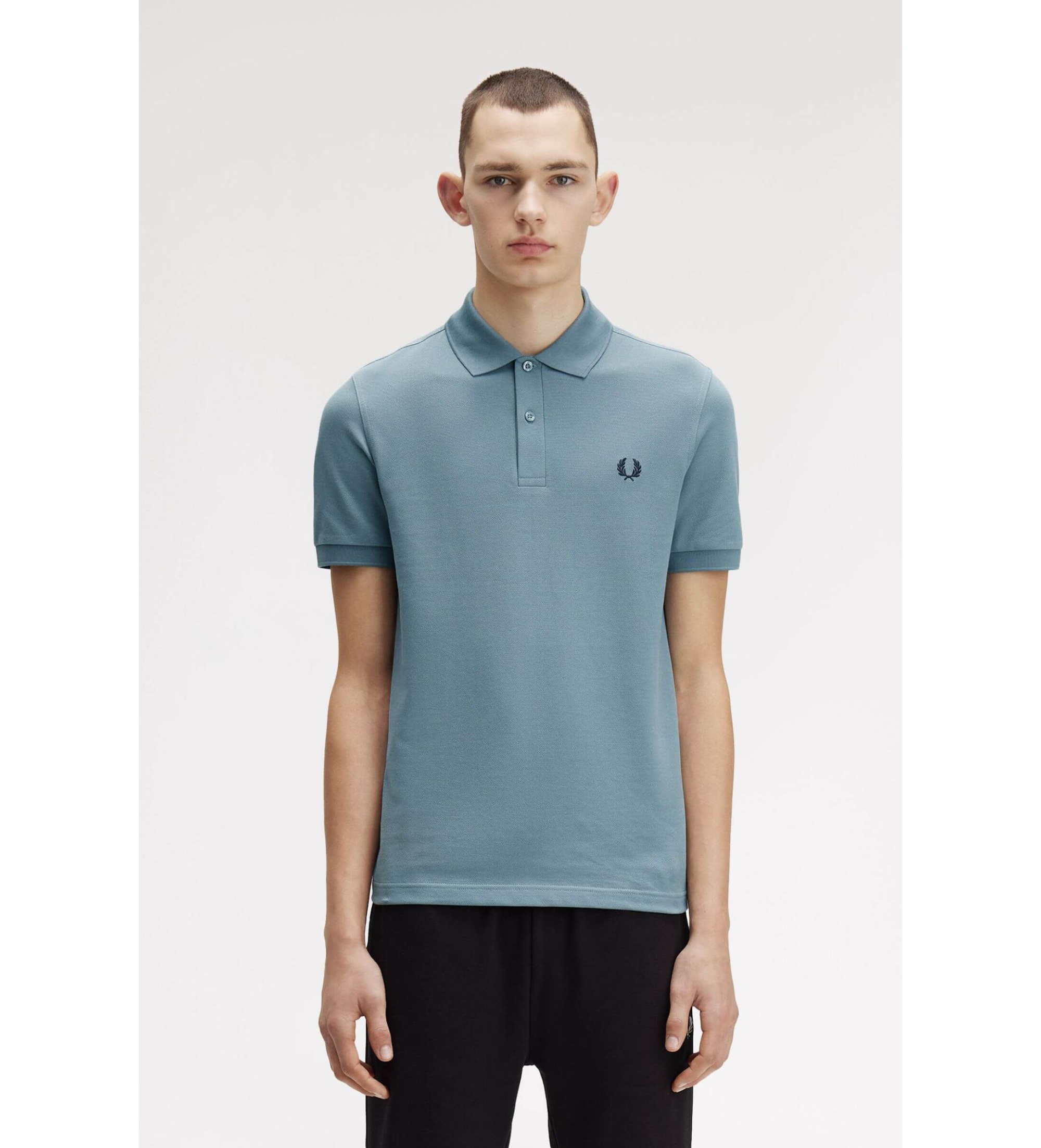 Fred Perry für Herren. M6000 Polo Plain M6000 blau (M), Lässig, Baumwolle, Kurzarm