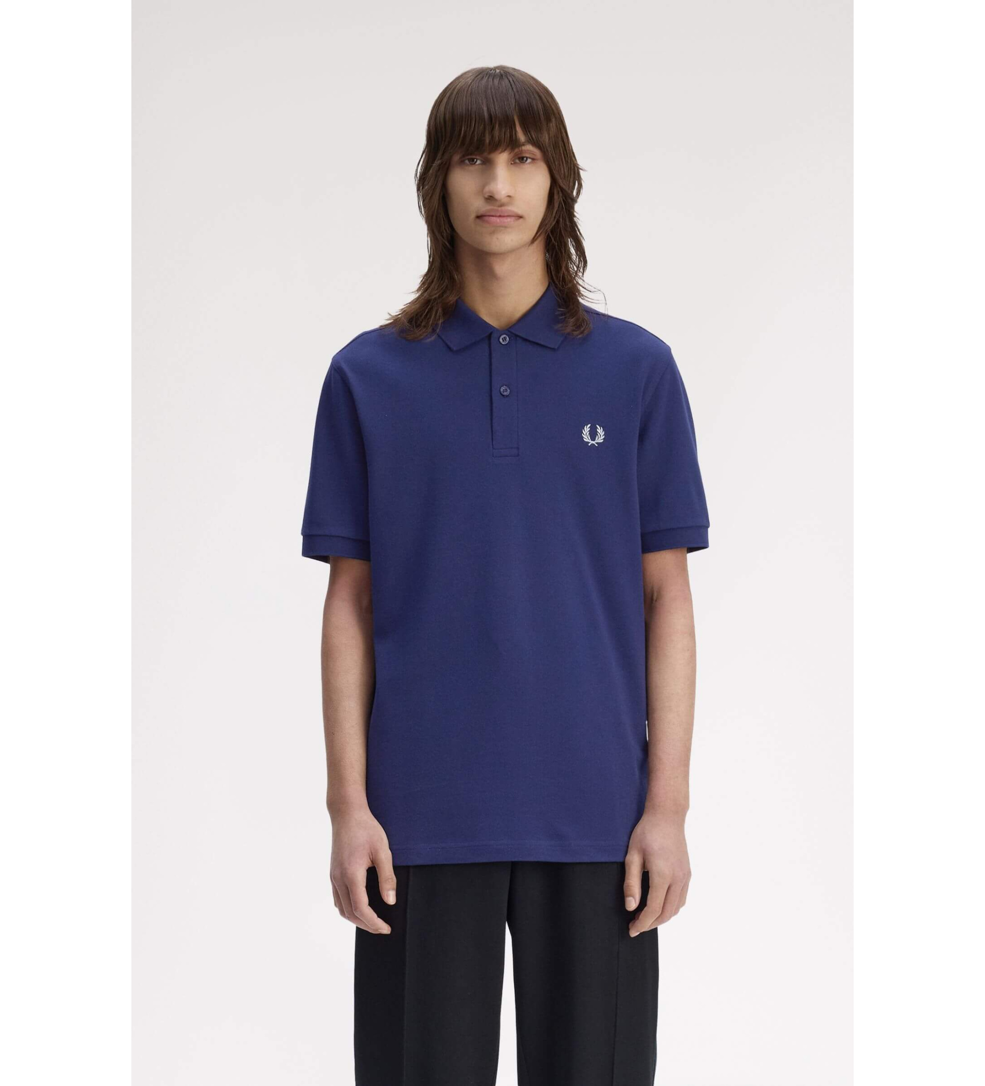 Fred Perry für Herren. M6000 Polo Plain M6000 marineblau (M), Lässig, Baumwolle, Kurzarm