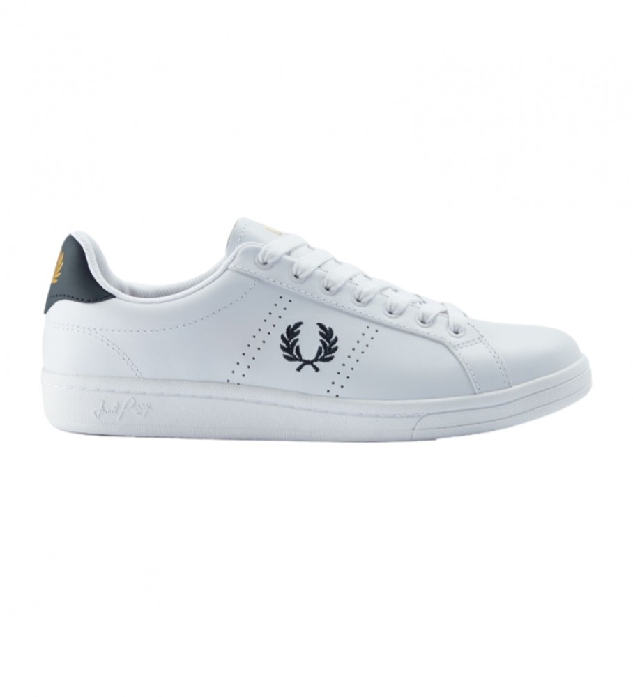 Fred Perry für Herren. B6312-567 Lederturnschuhe B721 weiß (41), Wohnung, Schnürsenkel, Lässig
